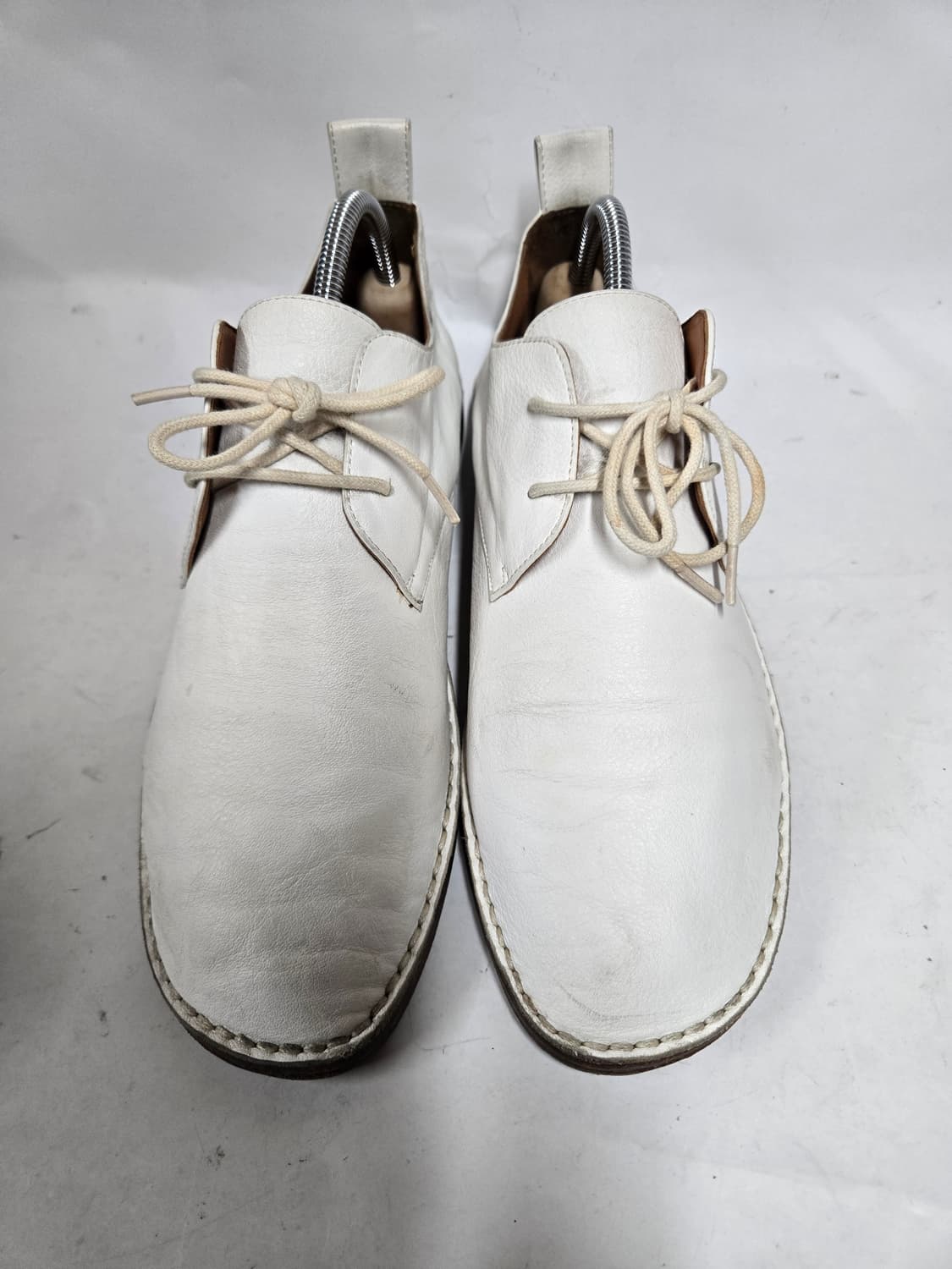 셀린느  화이트 레더  레이스업 슈즈  38  상품이미지2