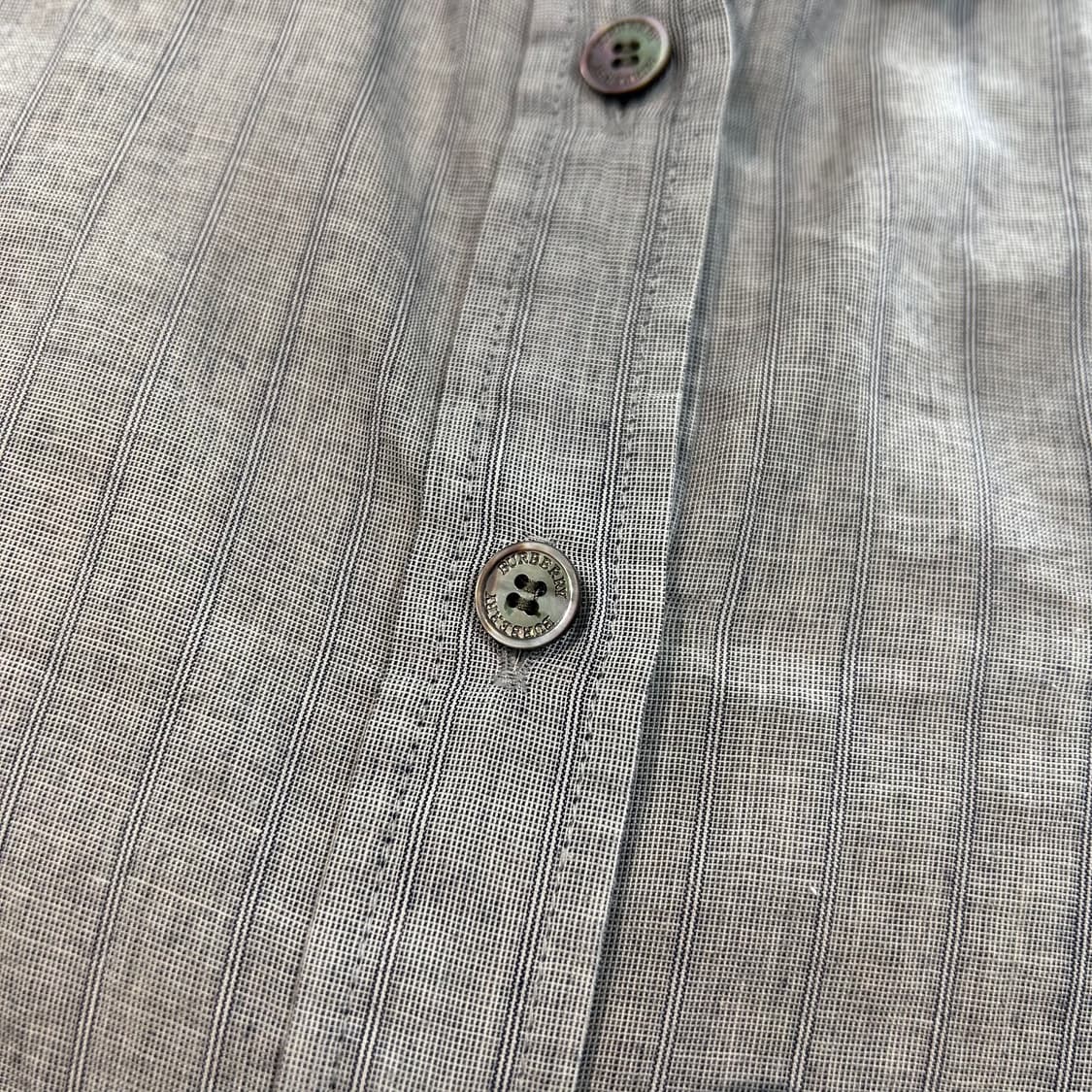 Burberry Logo Embroidered Stripe Shirts 상품이미지5
