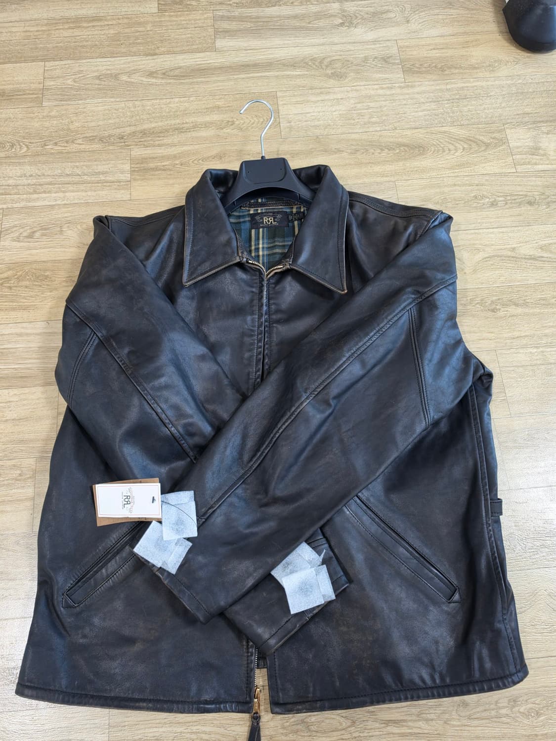 [XL] RRL 뉴스보이 레더 자켓 판매 상품이미지2
