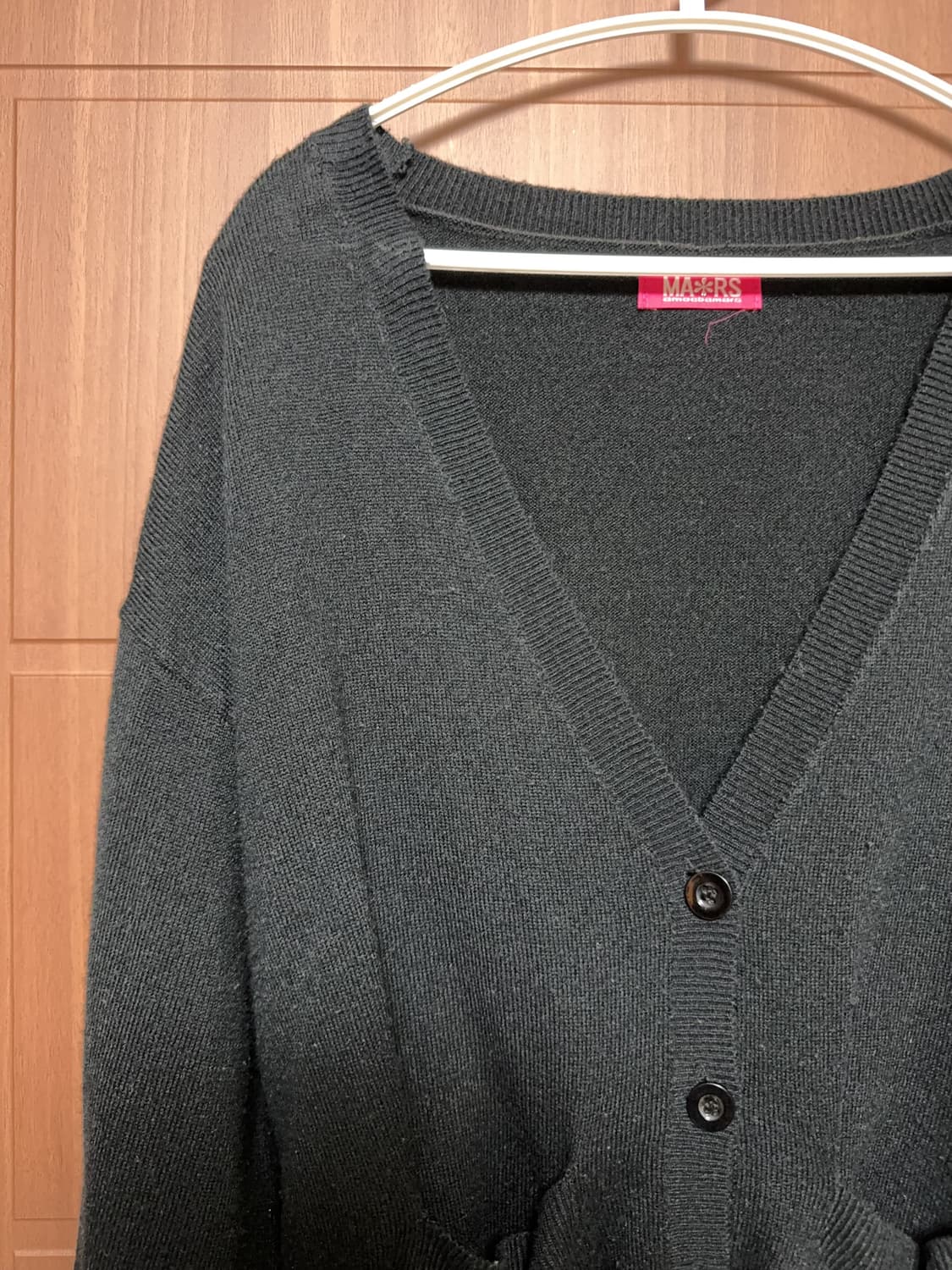 지뢰계 서브컬쳐 갸루 마즈 mars 리본 스트링 블랙 가디건 상품이미지2