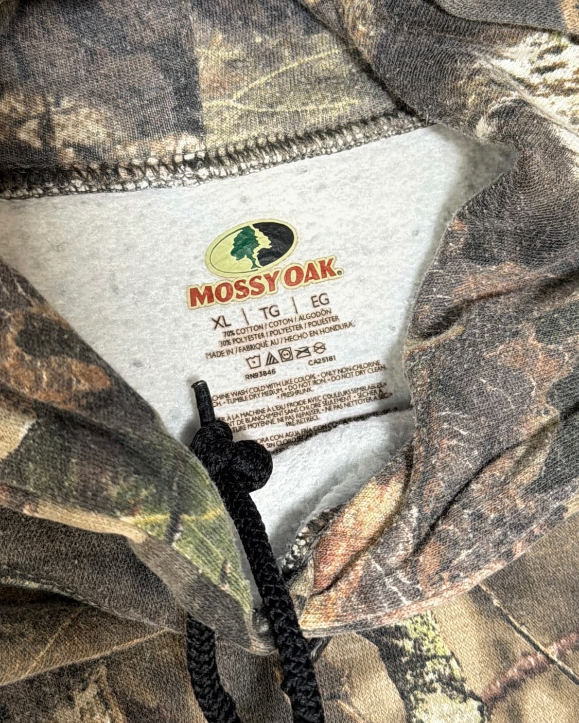 MOSSY OAK 리얼트리 풀오버 후드 상품이미지6