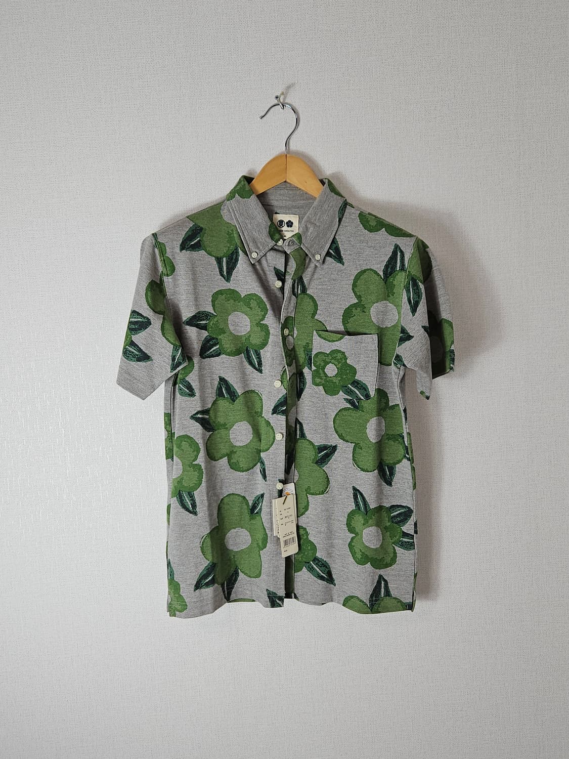 BUDEN SHOUTEN 일본제 반팔셔츠 플라워 M (새상품) 상품이미지1