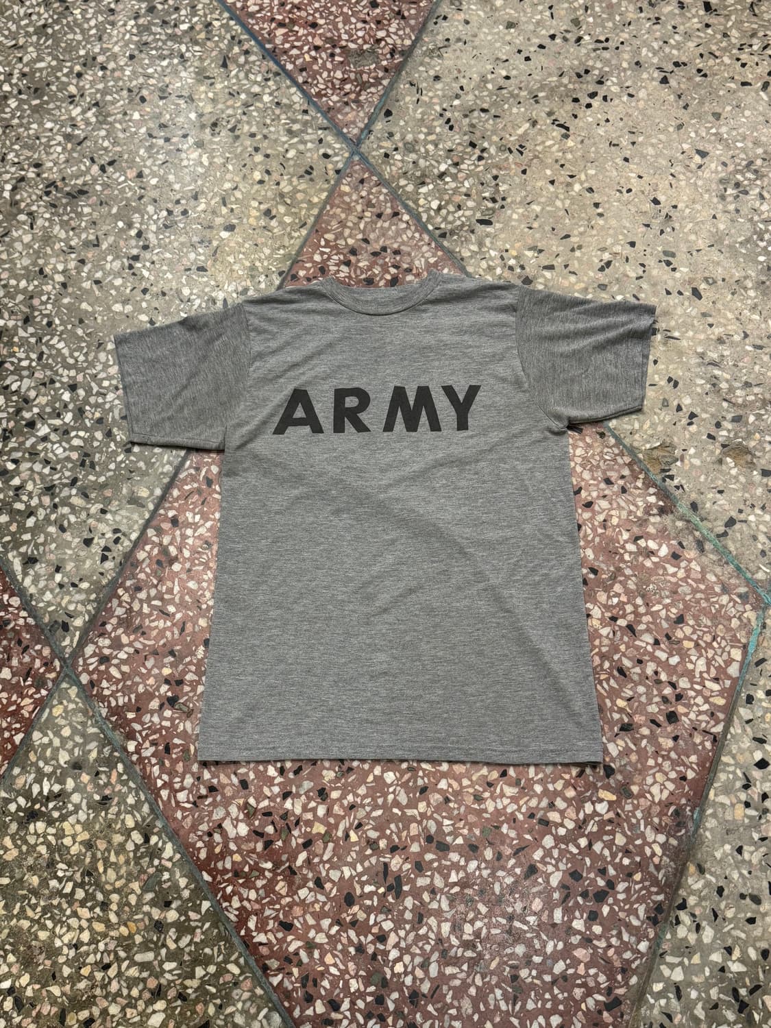 빈티지 미군 ARMY 트레이닝 티셔츠 (XL) 상품이미지1