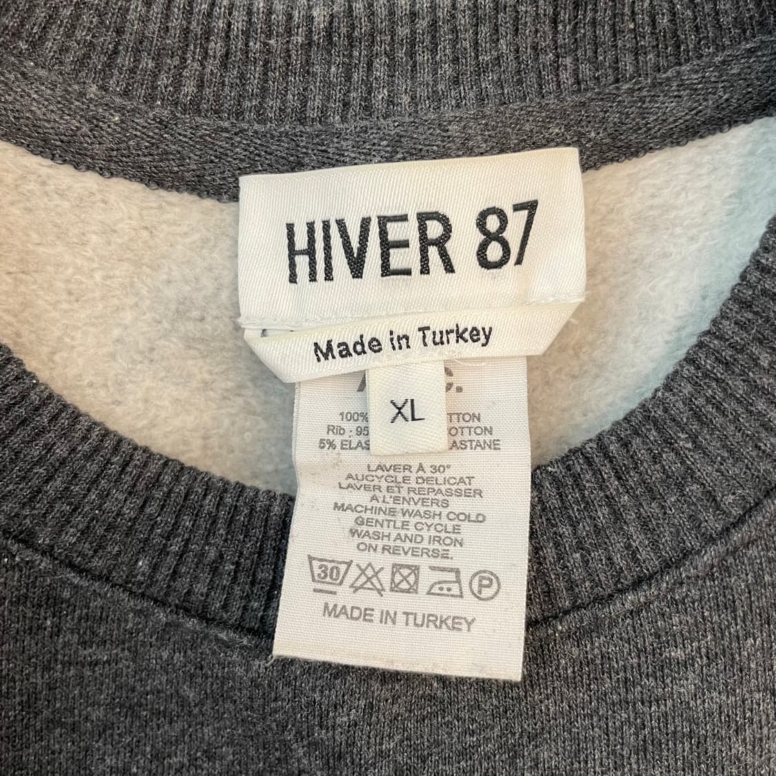 A.P.C. V.P.C. 로고 맨투맨 그레이 상품이미지2