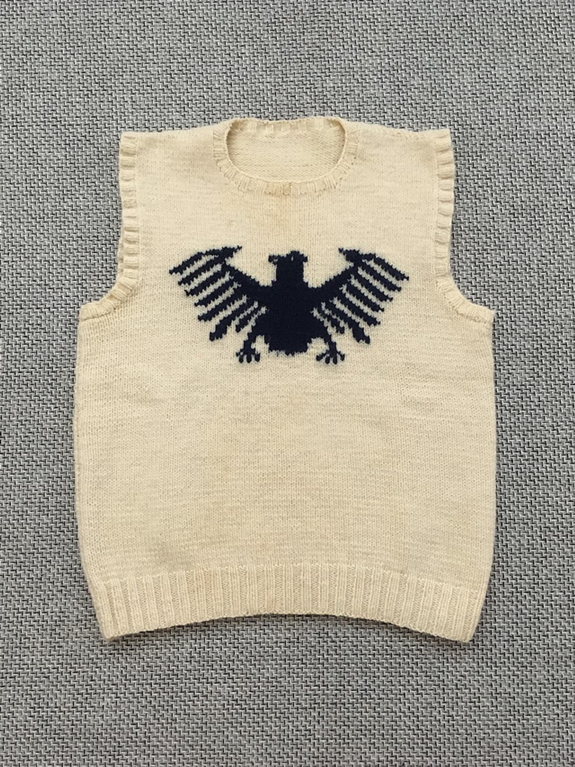 80s original cowichan eagle knitted vest 상품이미지6