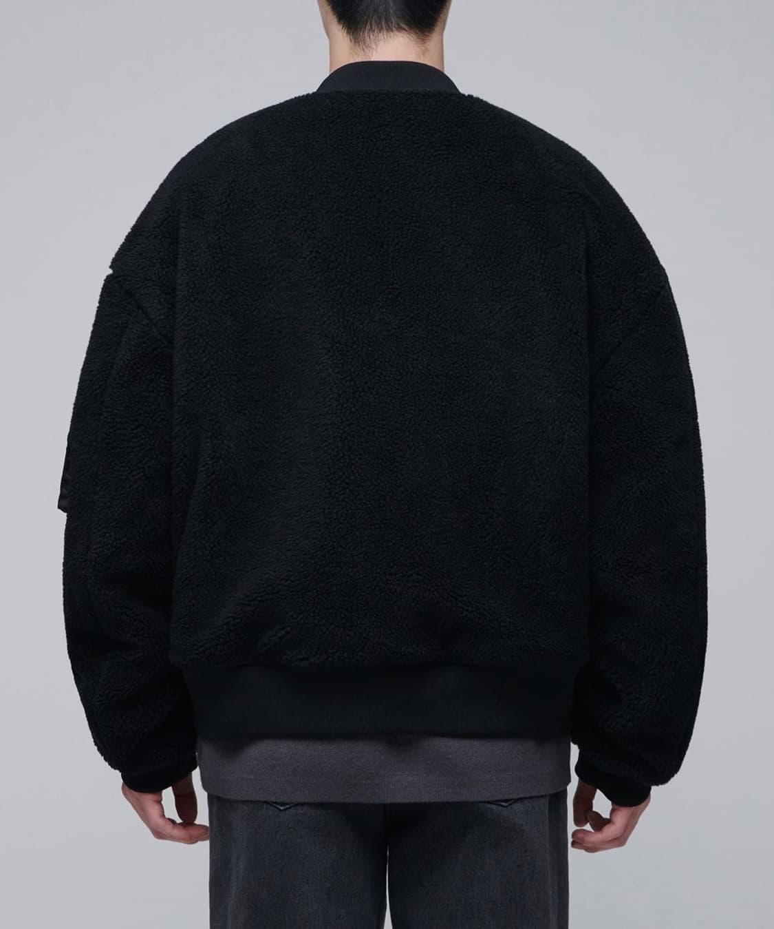 무신사스탠다드 오버사이즈 리버서블 플리스 MA-1 보머 자켓 2XL 상품이미지4