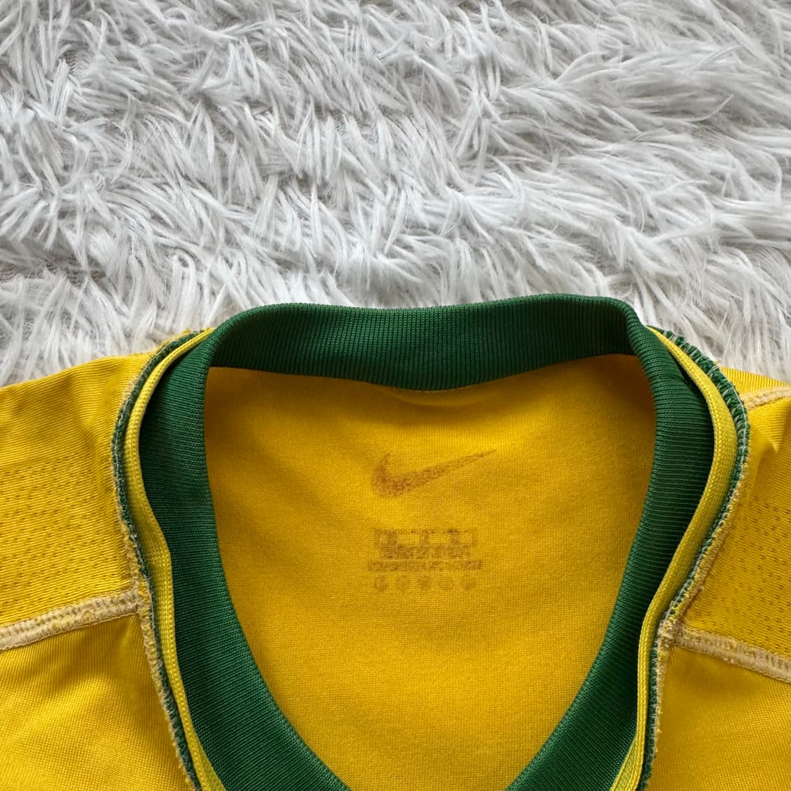 NIKE 일본빈티지 축구 유니폼 브라질 축구유니폼 나이키반팔 M 95 상품이미지5