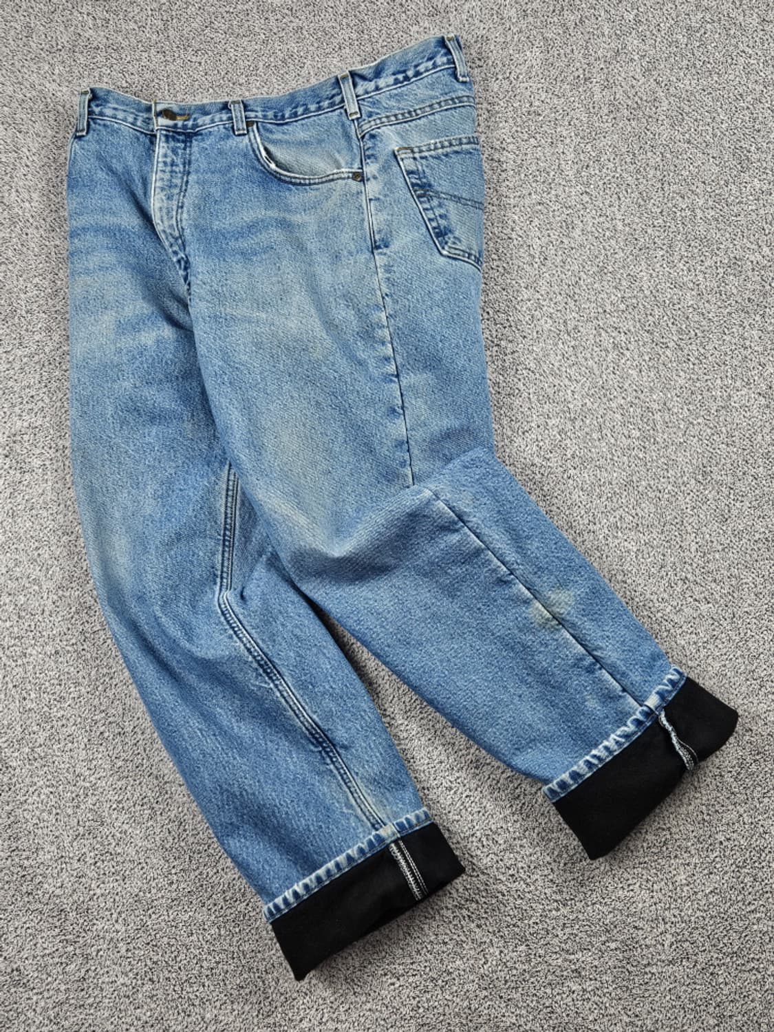 칼하트 헤비 플란넬 체크 데님 워크 팬츠 ( 36X32 ) / 10053 상품이미지2