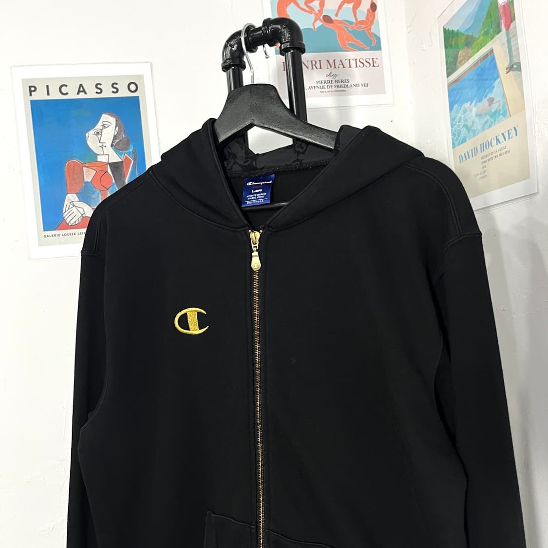 챔피온 골드 자수 후드집업 상품이미지4