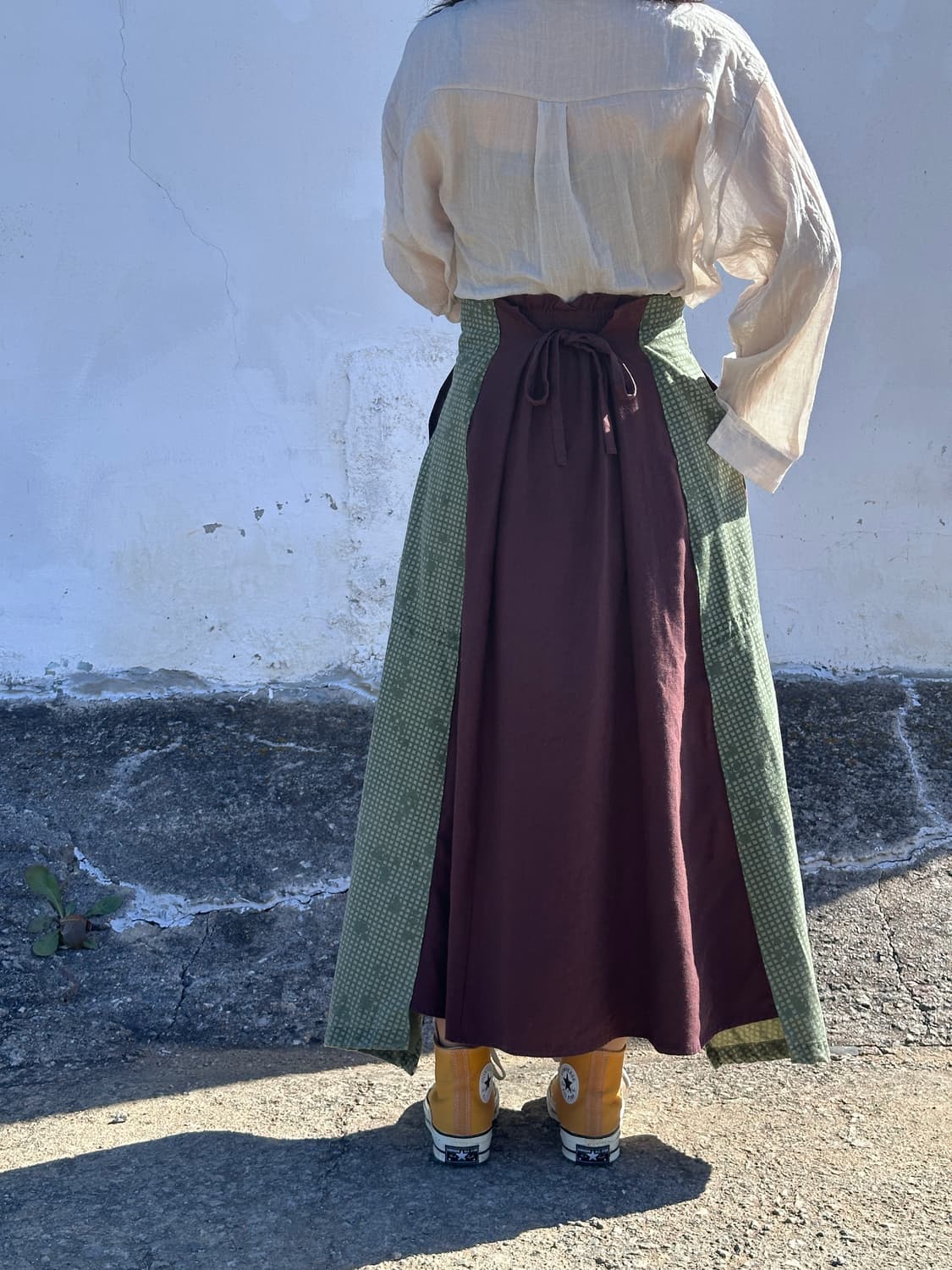 일본 빈티지 롱 스커트 모리룩 그런지 특이한옷 상품이미지10
