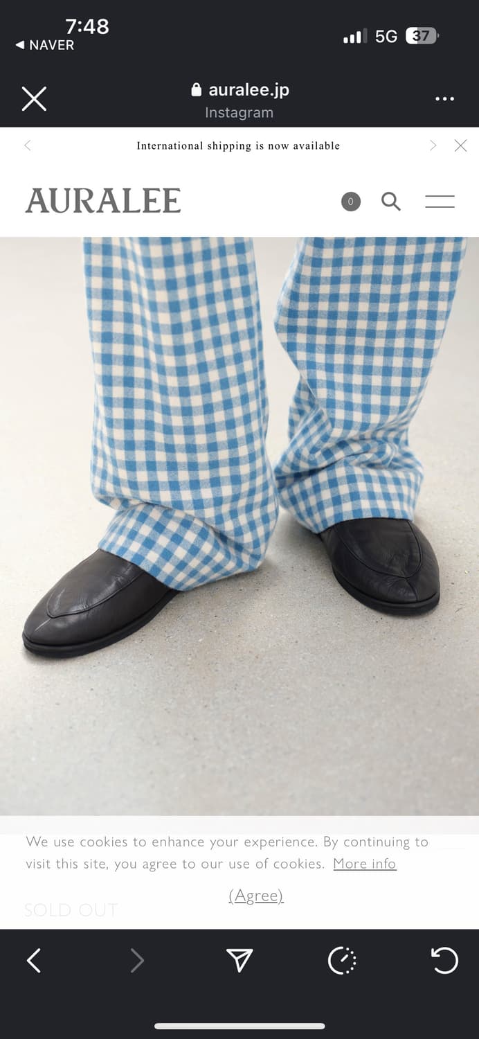 [9.5] 오라리 소프트 레더 로퍼 상품이미지1