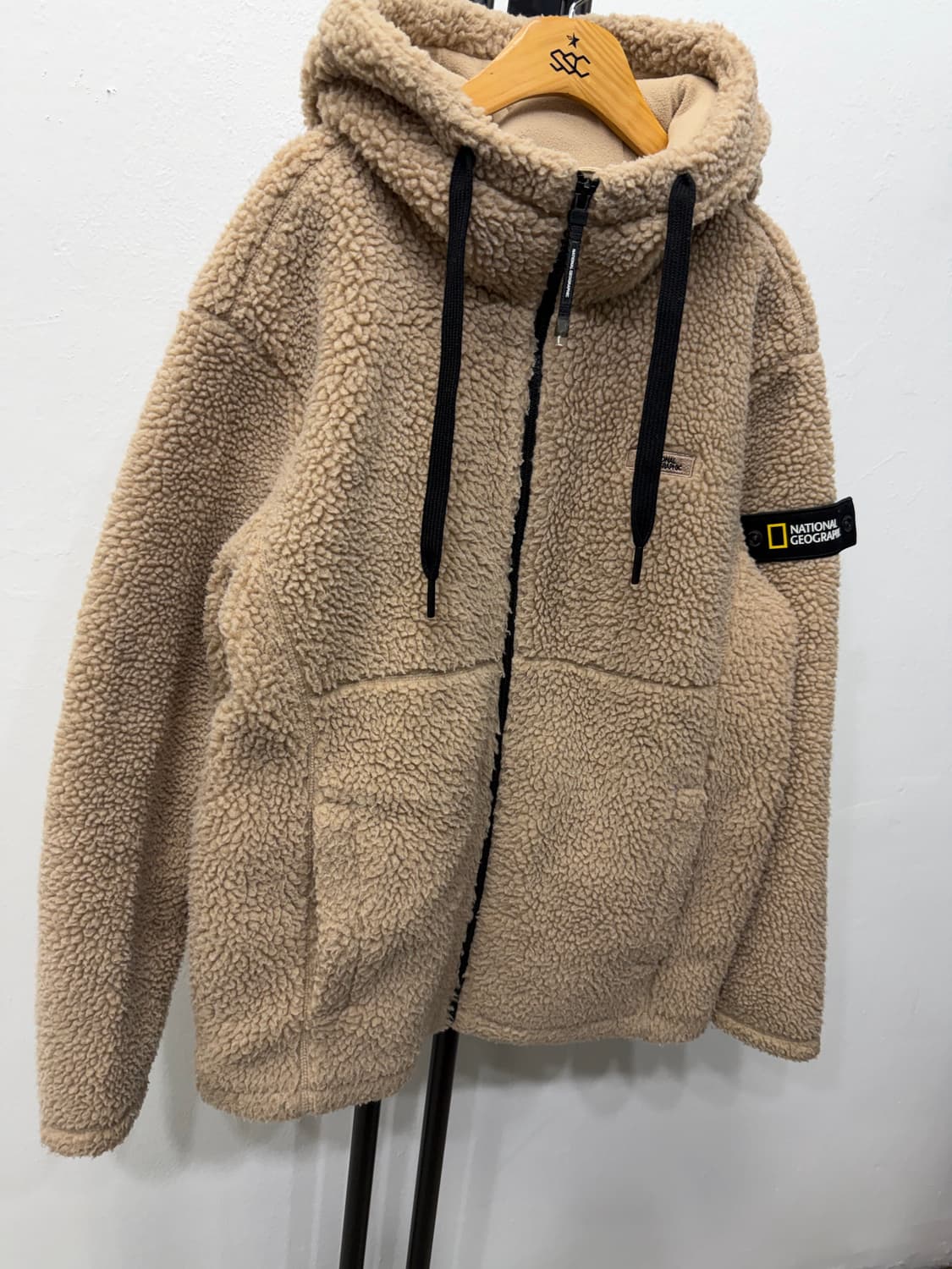 정품) 내셔널지오그래픽 뽀글이 후리스 자켓 M 상품이미지2