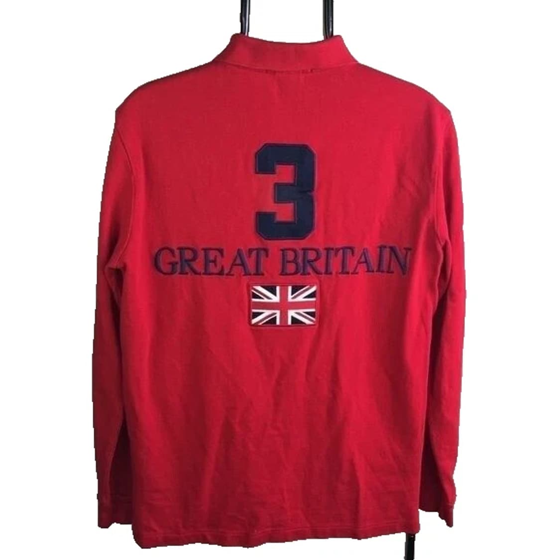 폴로 랄프로렌 그레이트 브리튼 빅포니 롱 슬리브 폴로 셔츠 상품이미지2