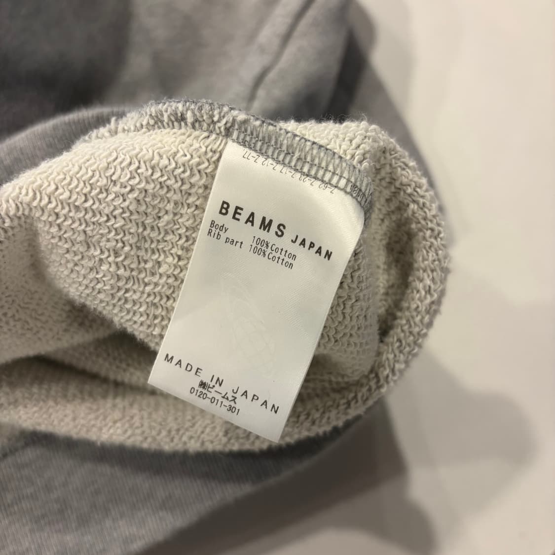 [XL] 빔즈 재팬 미야지마 맨투맨 티셔츠 C552 상품이미지7