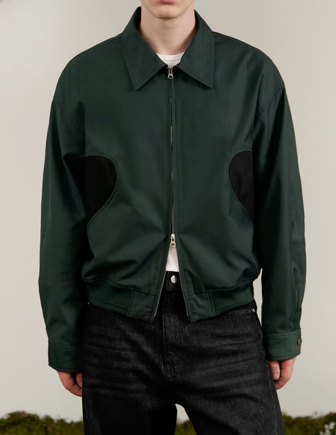 [M]인템포무드 코튼 블루종/다크그린 상품이미지2