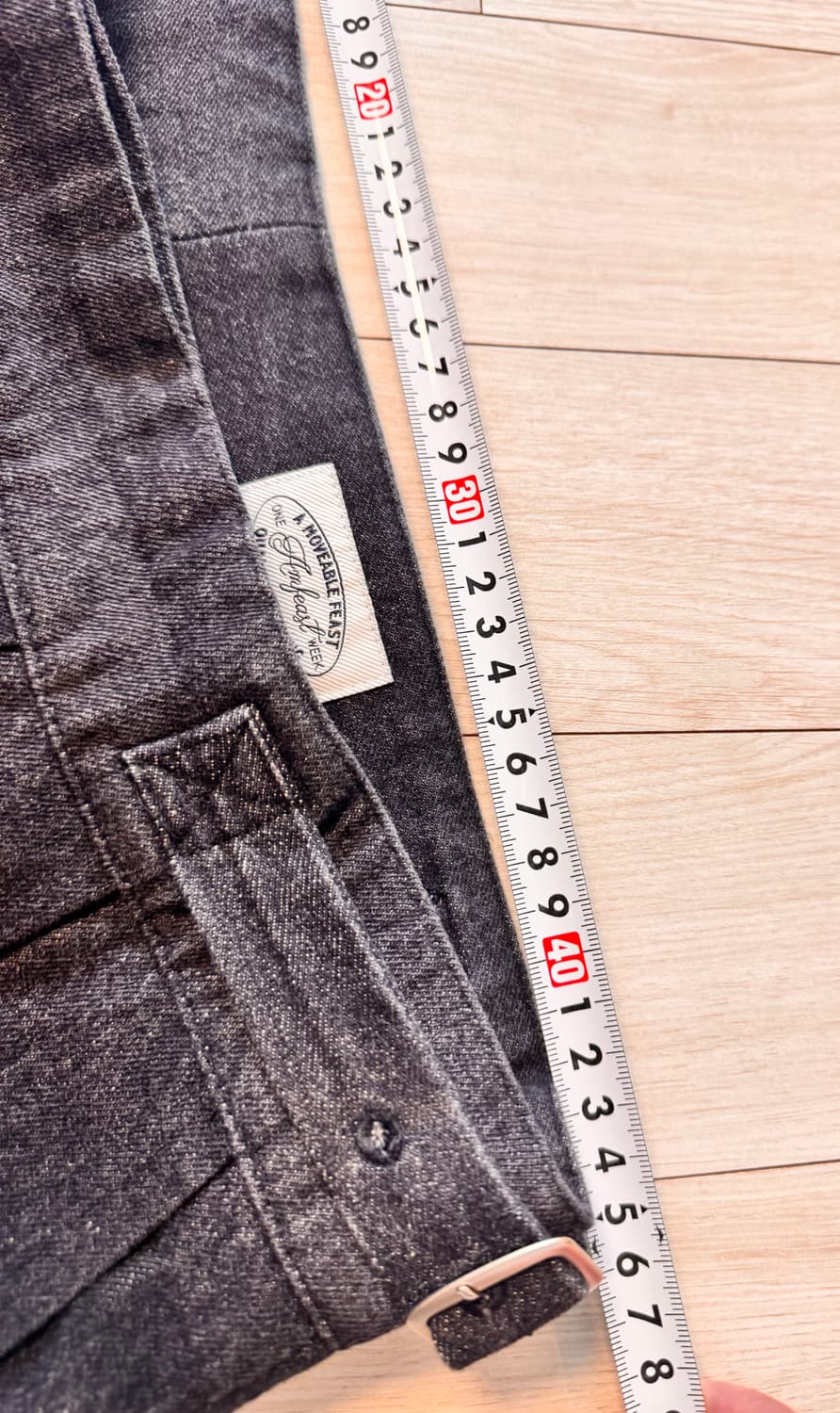 에스타도 Estado 벨트리스 데님  팬츠 52 상품이미지7