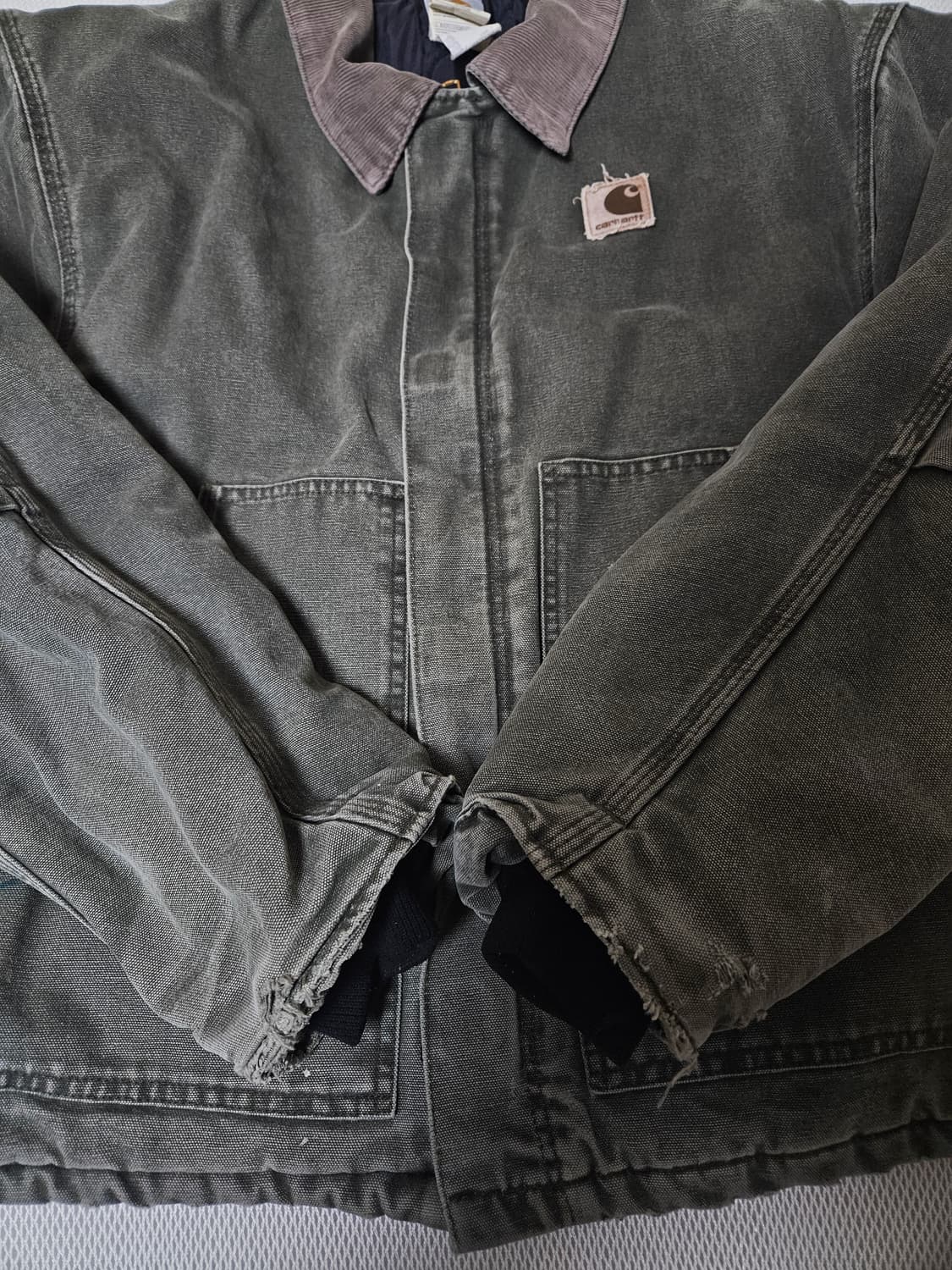 칼하트 디트로이트 j22 mos 샌드스톤 모스그린 2XL 빈티지칼하트 상품이미지2