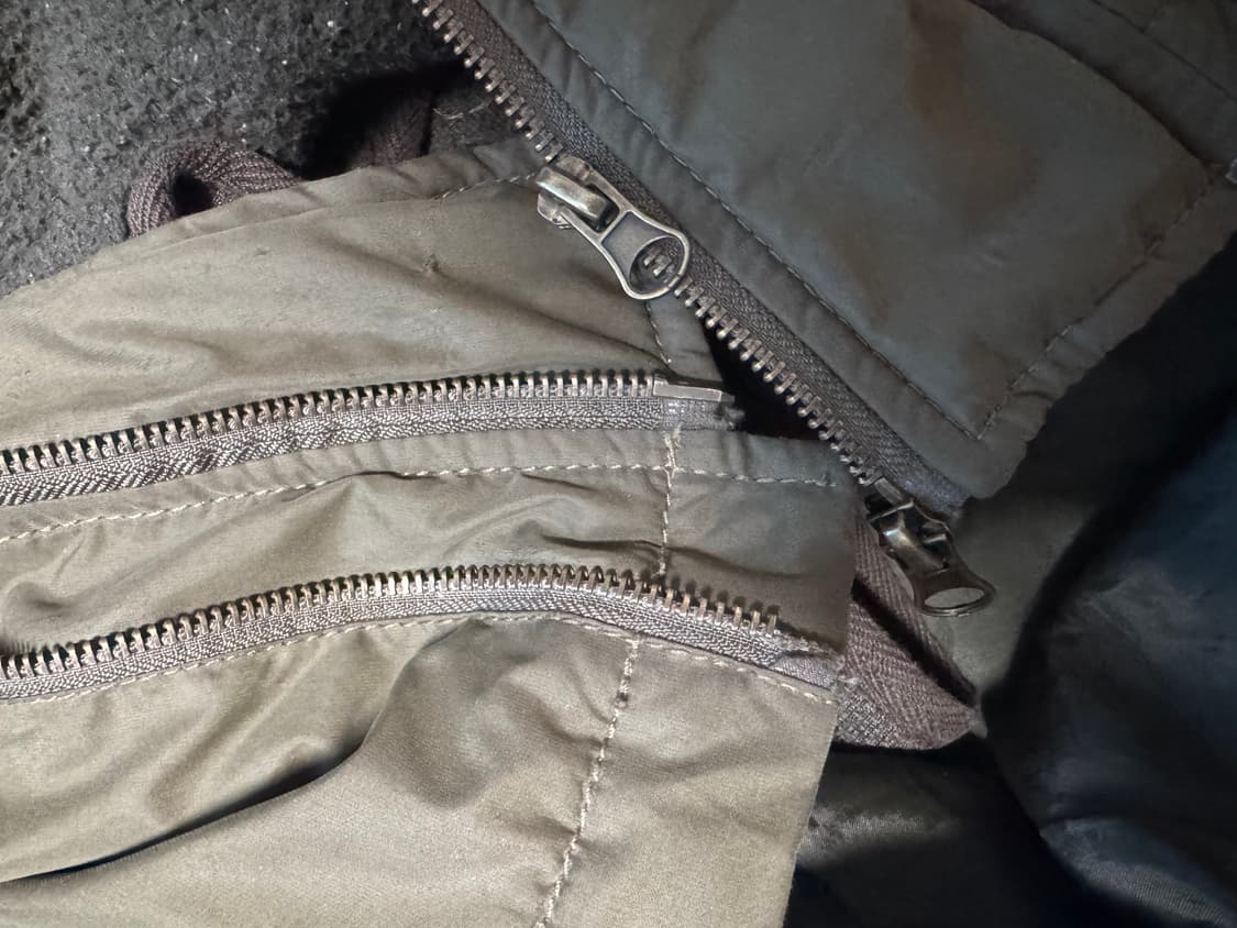 00s Mode Khaki Long Jacket 상품이미지4