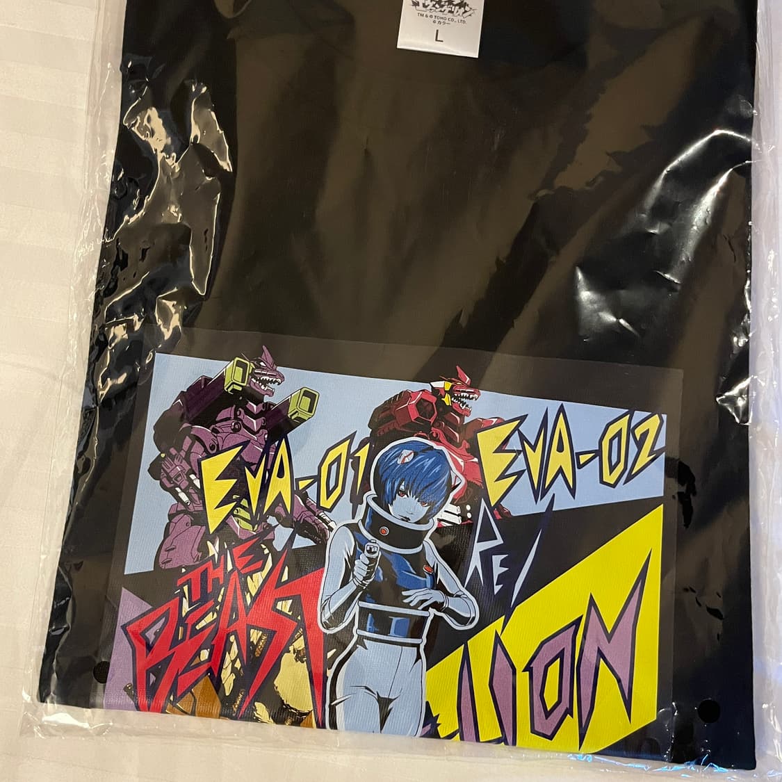 에반게리온 x 고질라 콜라보 티셔츠 L/XL 상품이미지3