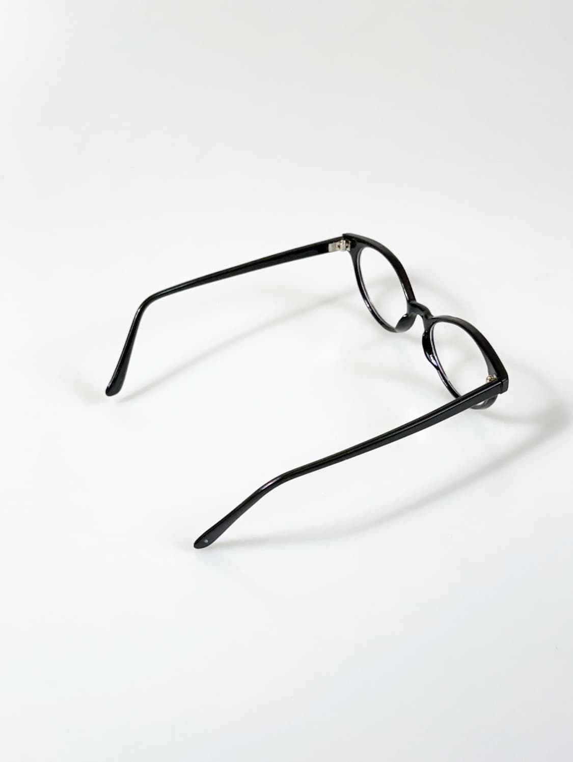 90s JOANNA 블랙 오벌 뿔테 프레임 빈티지 안경 상품이미지4