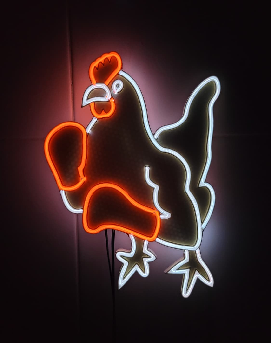 네온사인 닭 치킨 복싱 led 무드등 조명 램프 상품이미지1