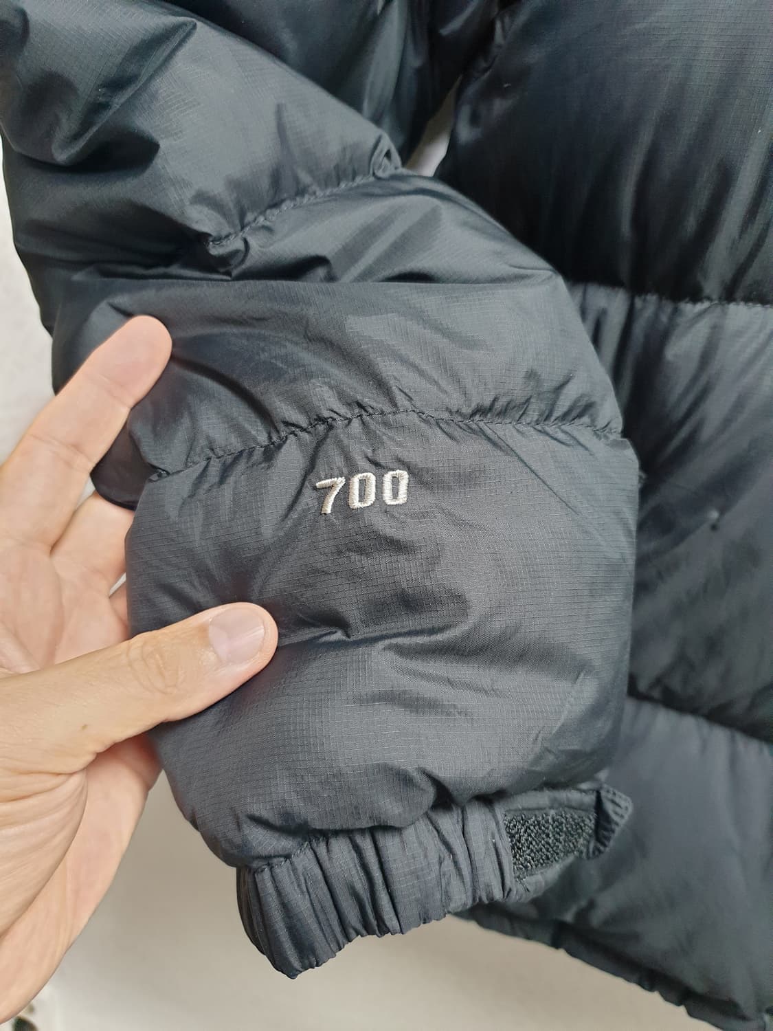 [m/100] 노스페이스 스몰로고 무광 눕시패딩 상품이미지4