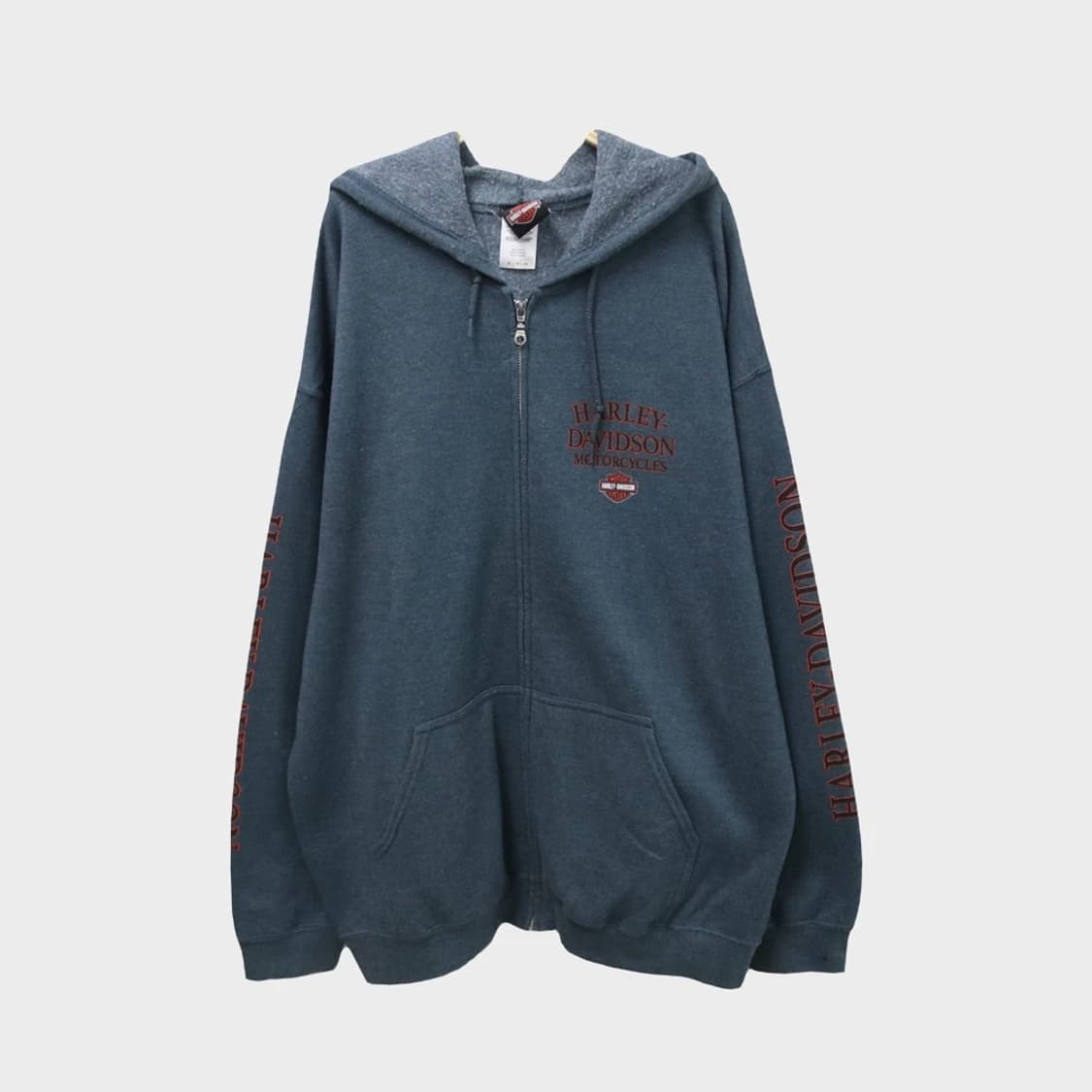 할리데이비슨 백 로고 후드 집업 61845 상품이미지2