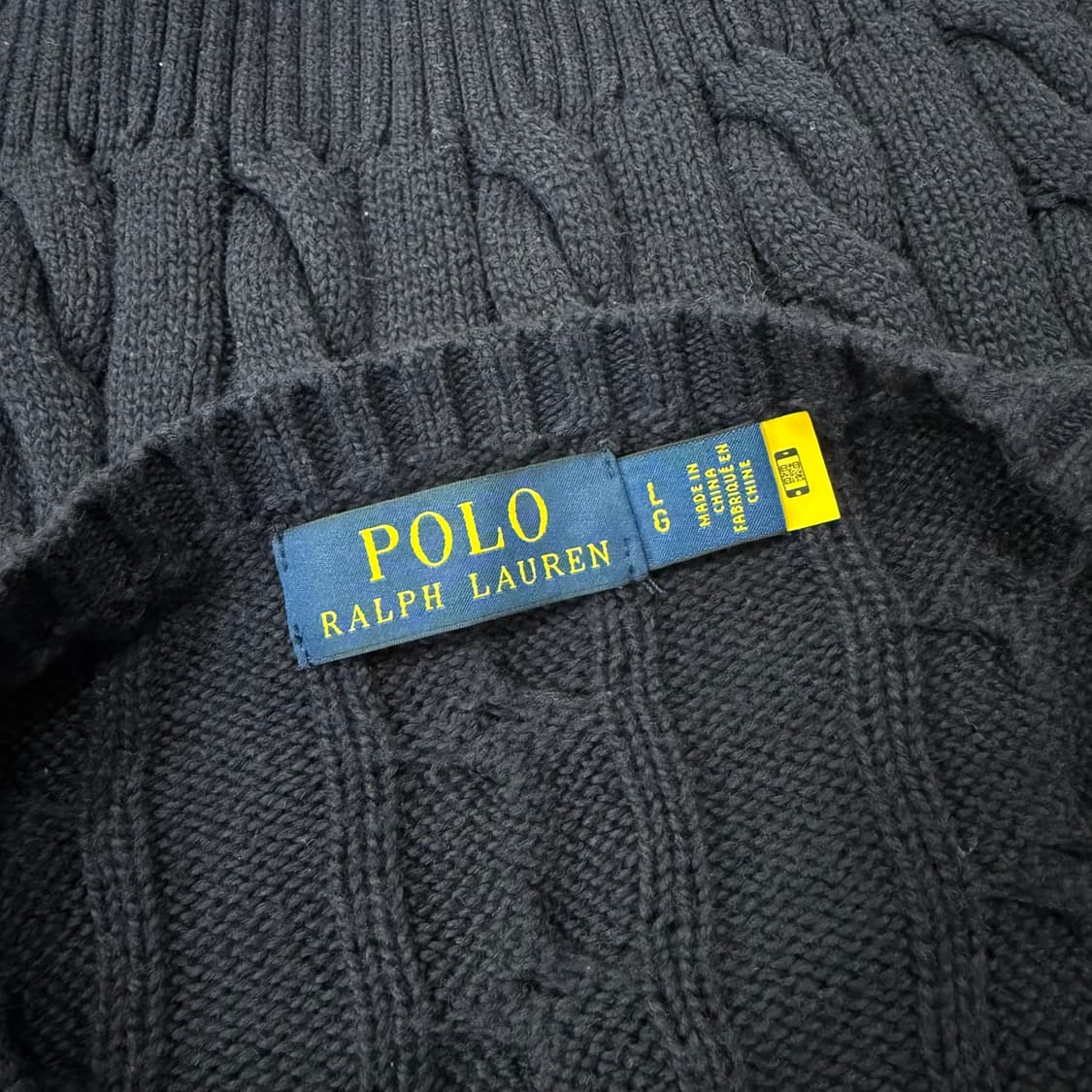 폴로랄프로렌 네이비 케이블 니트  상품이미지7