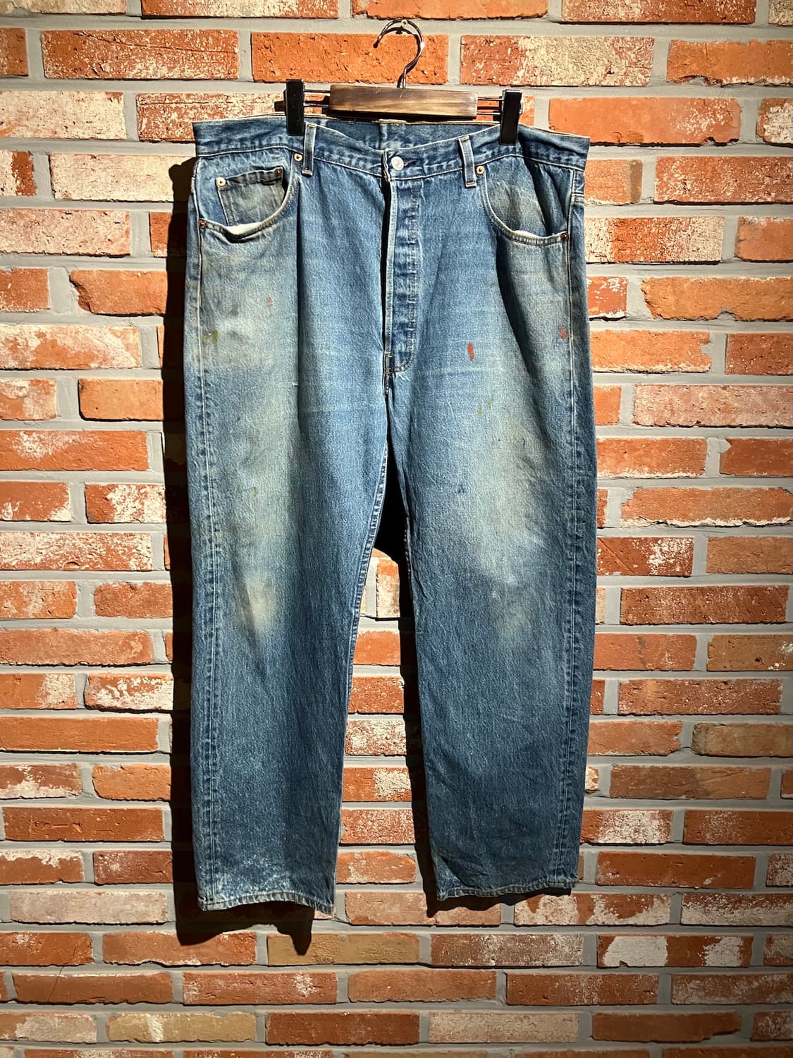 빅사이즈 90s USA 빈티지 리바이스 501xx 데님 팬츠 상품이미지2