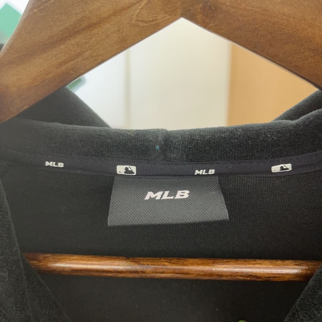 MLB 뉴욕양키스 스트릿 힙합 벨벳 크롭 후드집업 95 C09471 상품이미지5