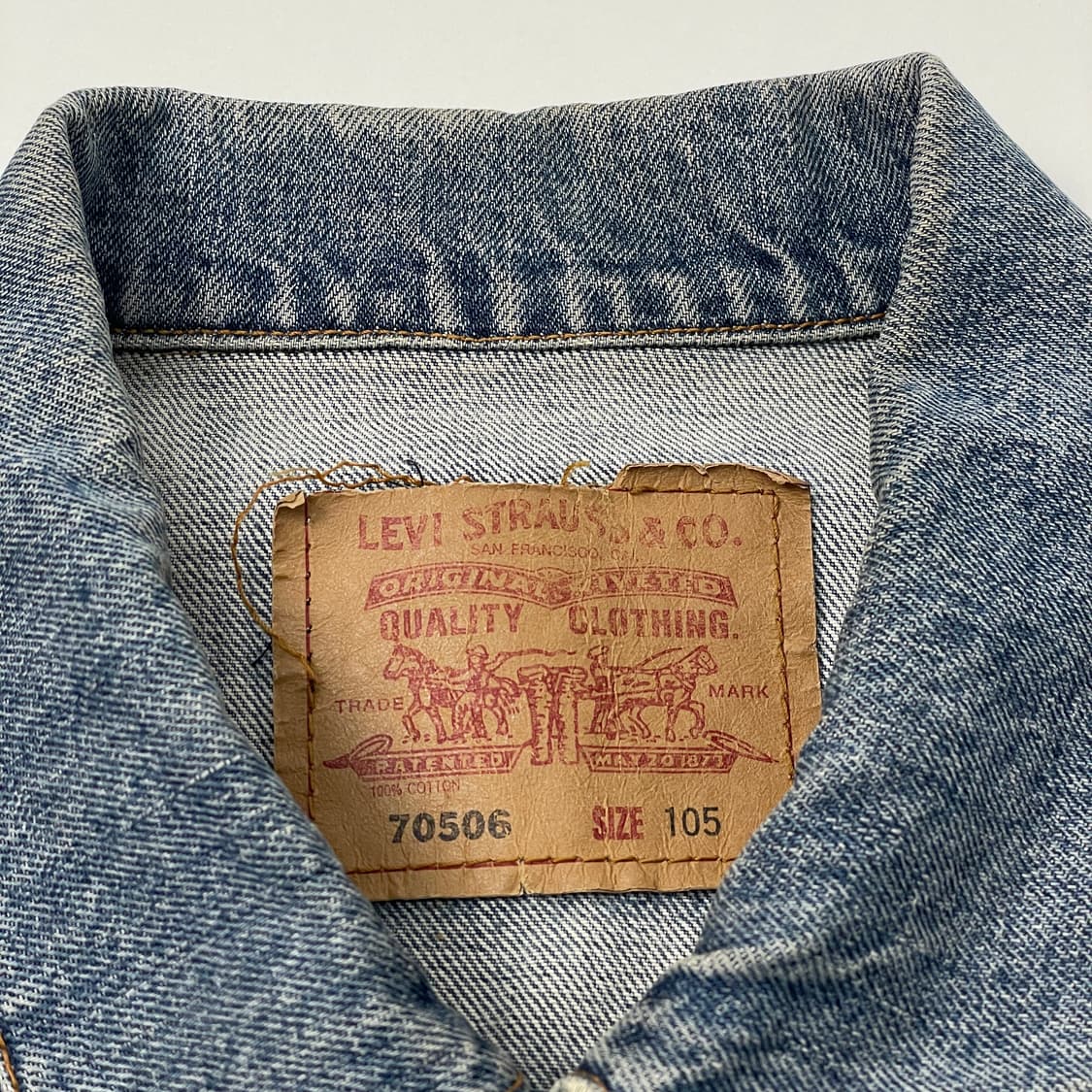 리바이스 70506 데님 청자켓 데님자켓 105 상품이미지4
