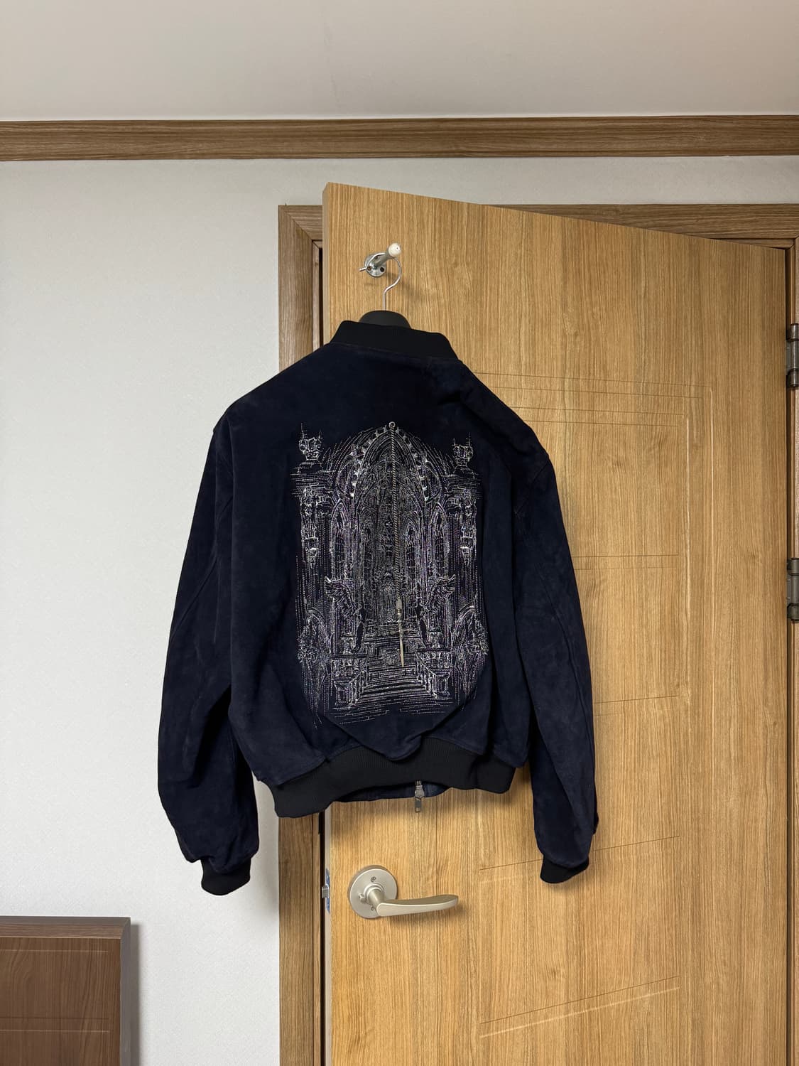 언더마이카 잔다르크 스웨이드 봄버 1사이즈 상품이미지3