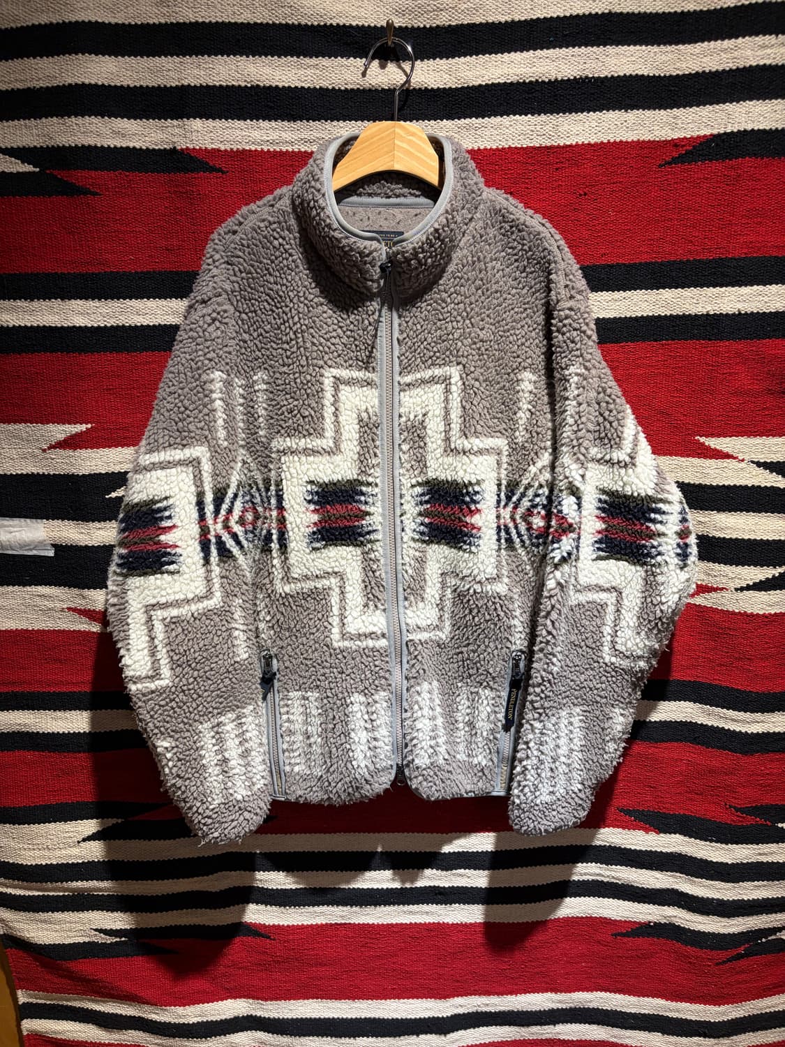 Pendleton boa fleece jacket / 팬들턴 보아 후리스 상품이미지1