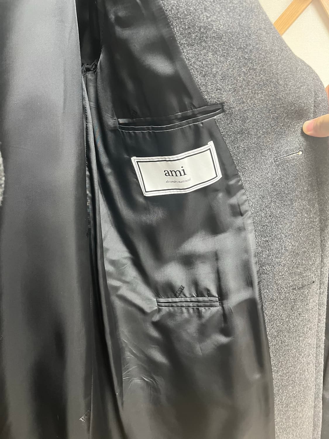 아미 회색 코트 50size 상품이미지3