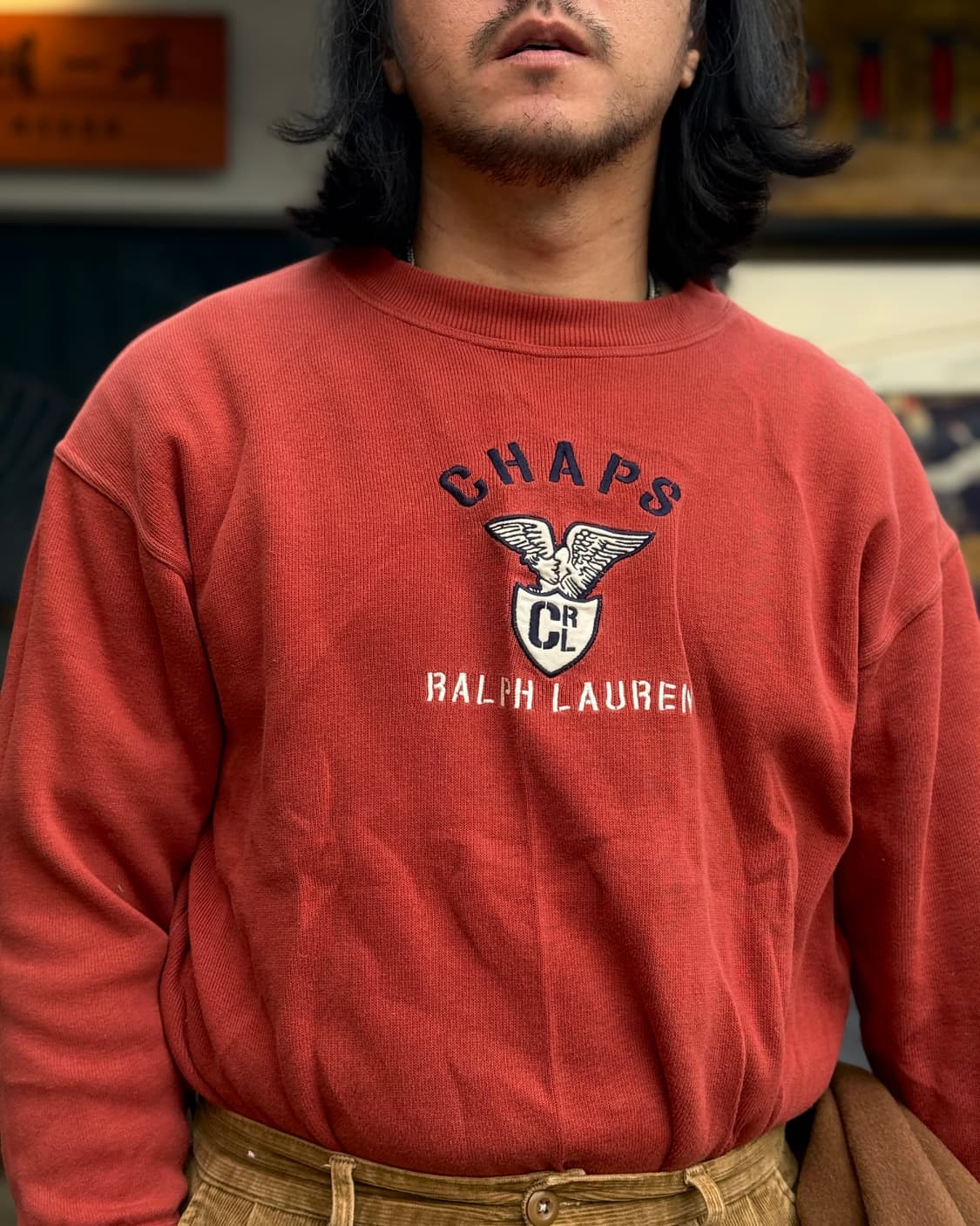 챕스 랄프로렌 자수 스웻셔츠 L 상품이미지7