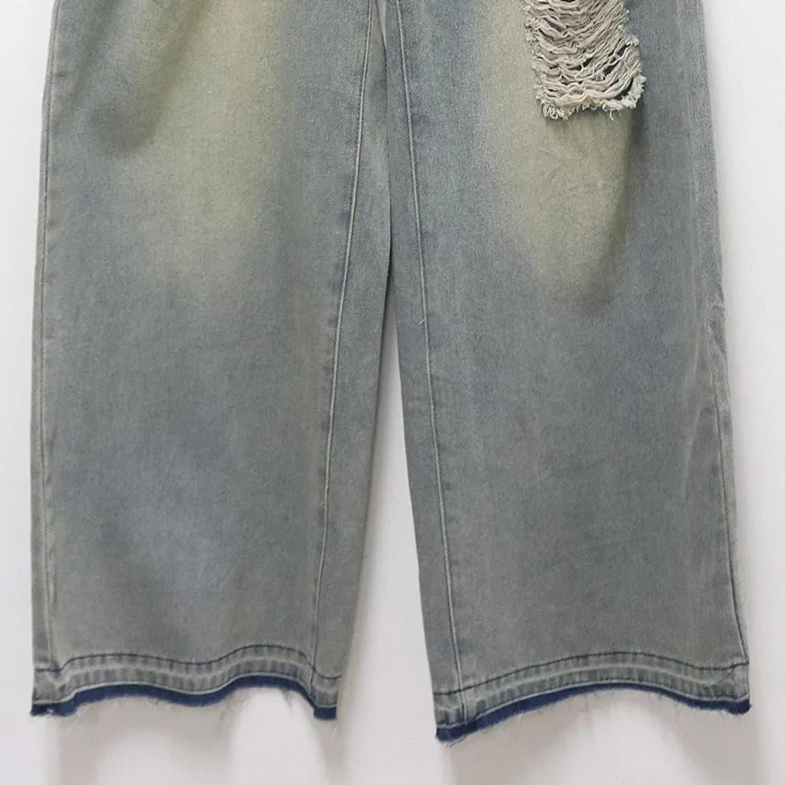 DAZY 연청 데미지 와이드진 61142 상품이미지4