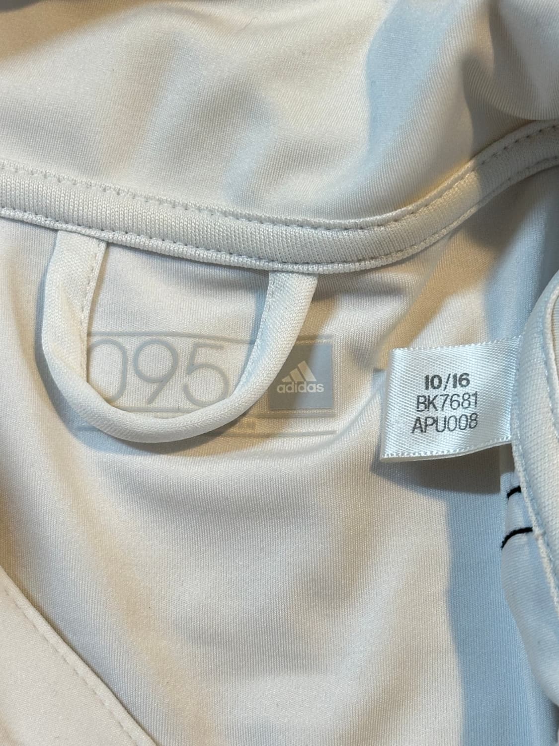 아디다스 ADIDAS 삼각로고 트랙탑 져지 화이트 우먼스 상품이미지5