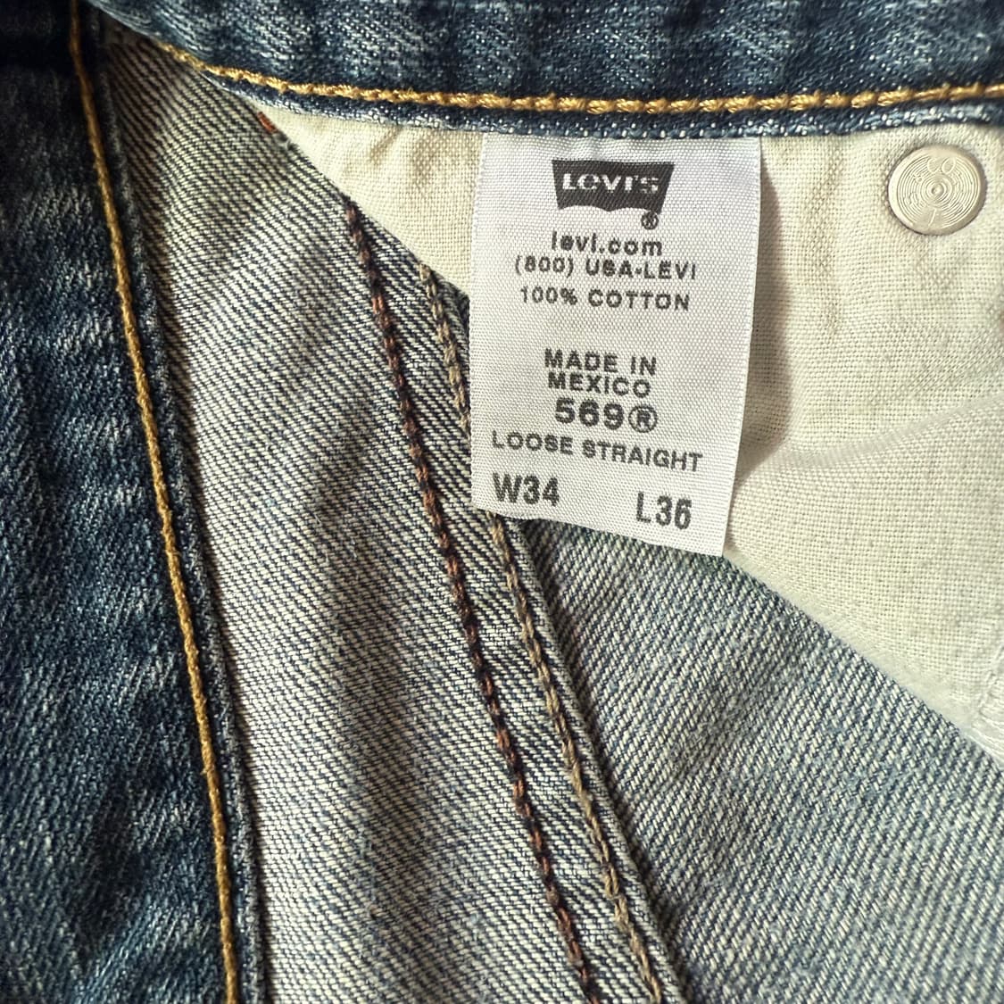 [34] levi's 리바이스 569 데님 청바지 - 44 상품이미지5