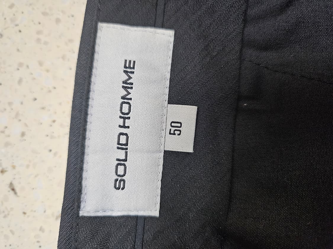 솔리드 옴므 남성 울 바지 50사이즈 상품이미지5