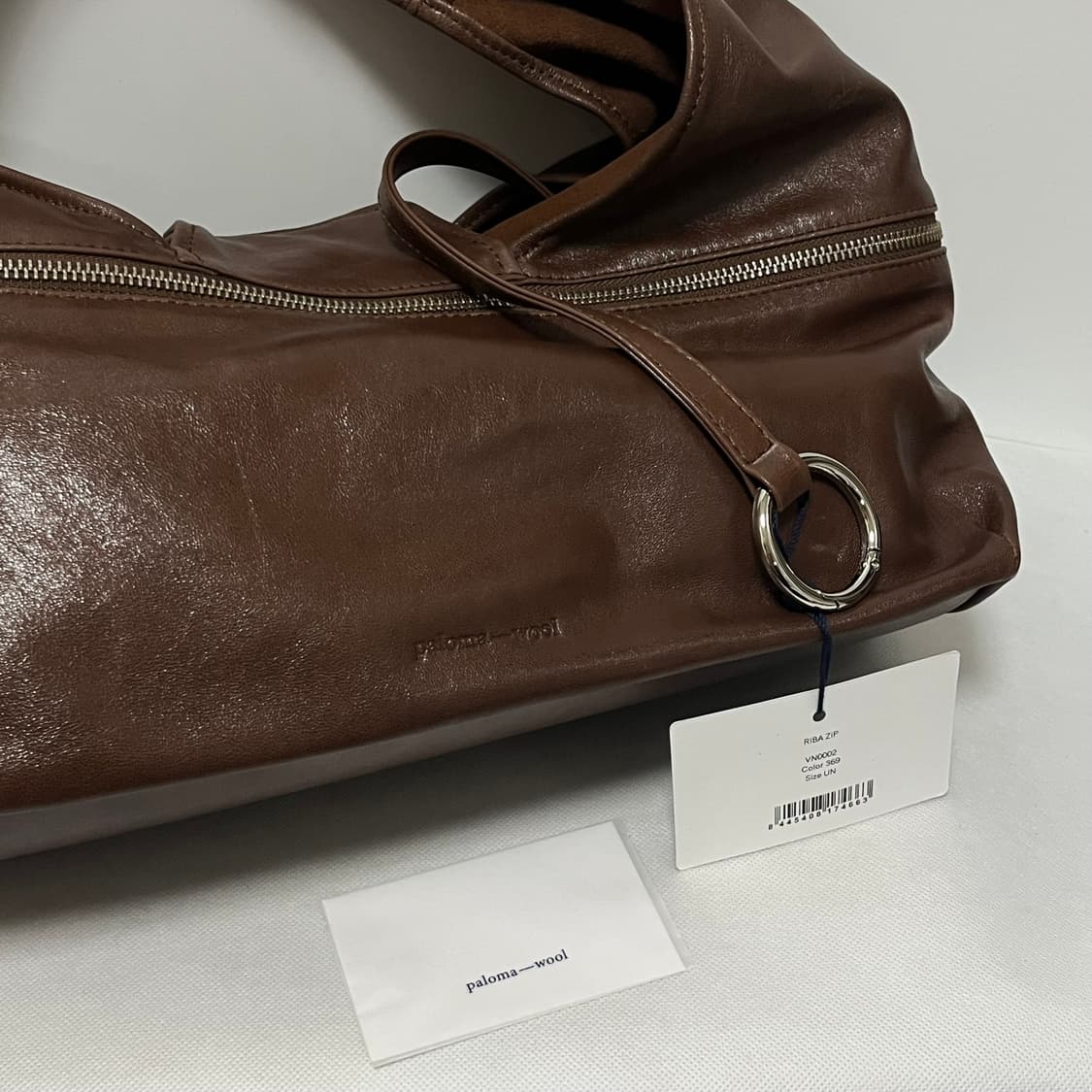팔로마울 25fw Riba Zip 지퍼 숄더백/브라운 상품이미지3