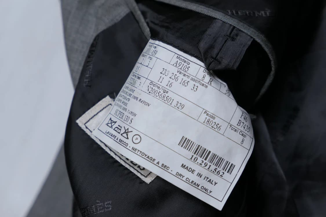 에르메스 쓰리 버튼 울 자켓 상품이미지7