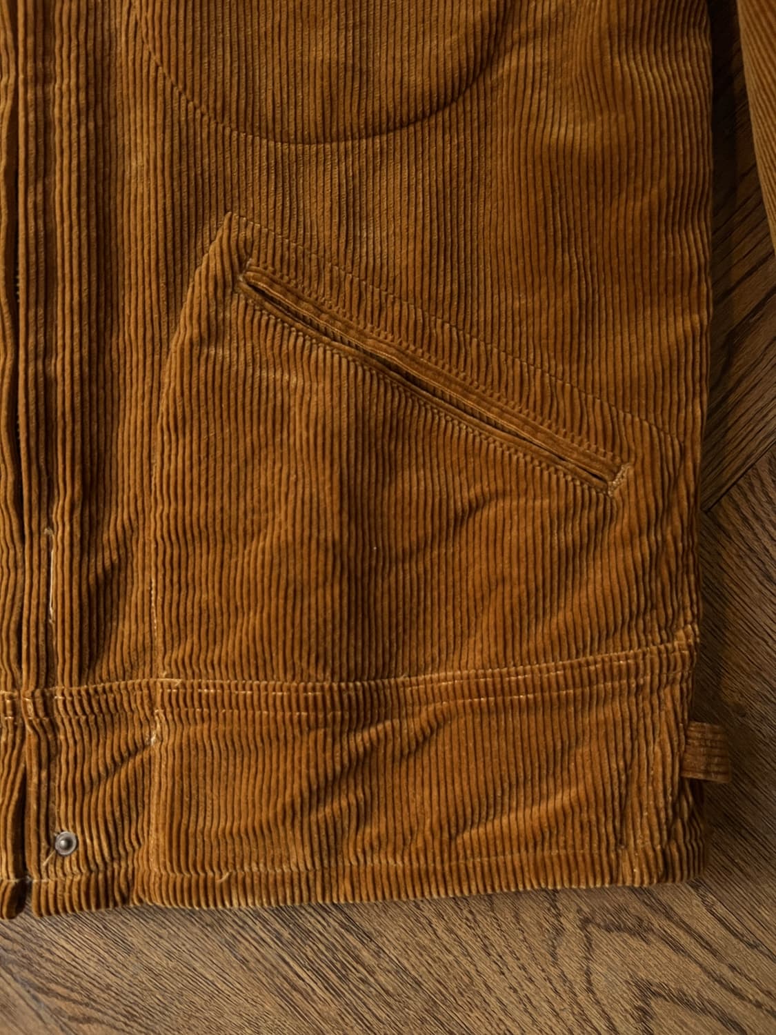 [S]토요엔터프라이즈 GOLD 브라운 코듀로이 스포츠 자켓 상품이미지4