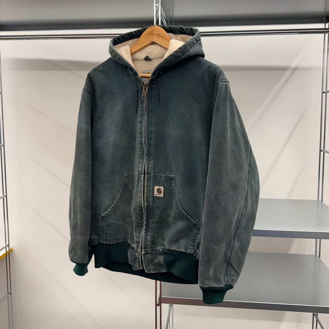 칼하트 J151 HTG 페이디드 그린 덕 액티브 자켓 (M)    상품이미지1