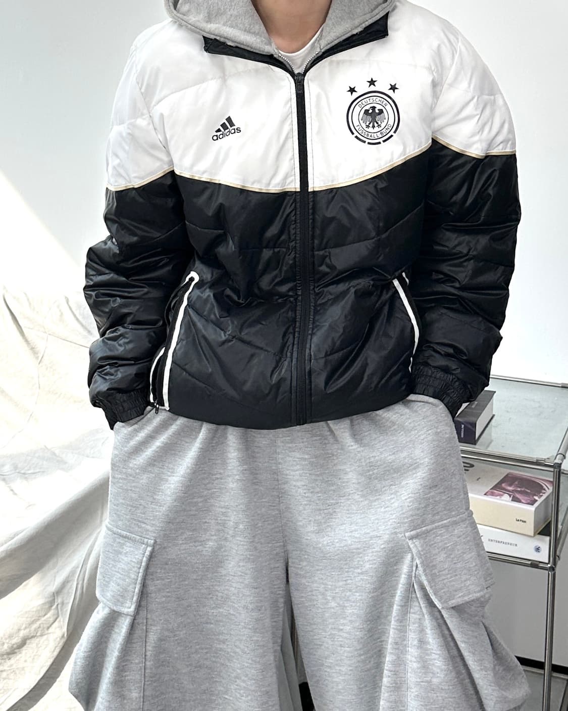 아디다스 11-12 독일 국대 패딩 L 상품이미지1