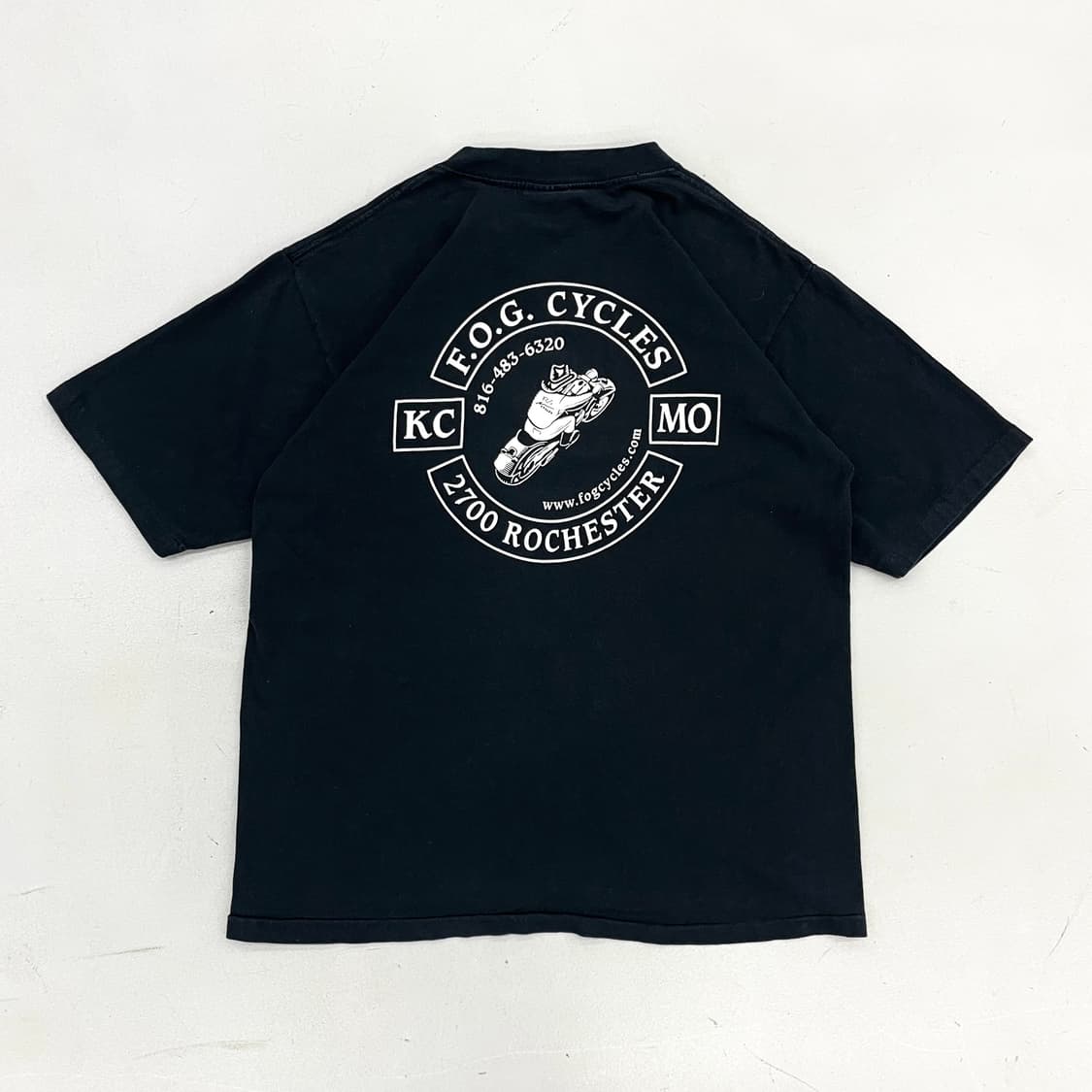 90s 싱글스티치 스컬 해골 트라이벌 빈티지 반팔 티셔츠 블랙 상품이미지4