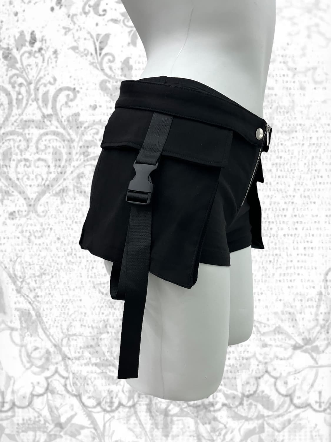 side pocket stud shorts 상품이미지5