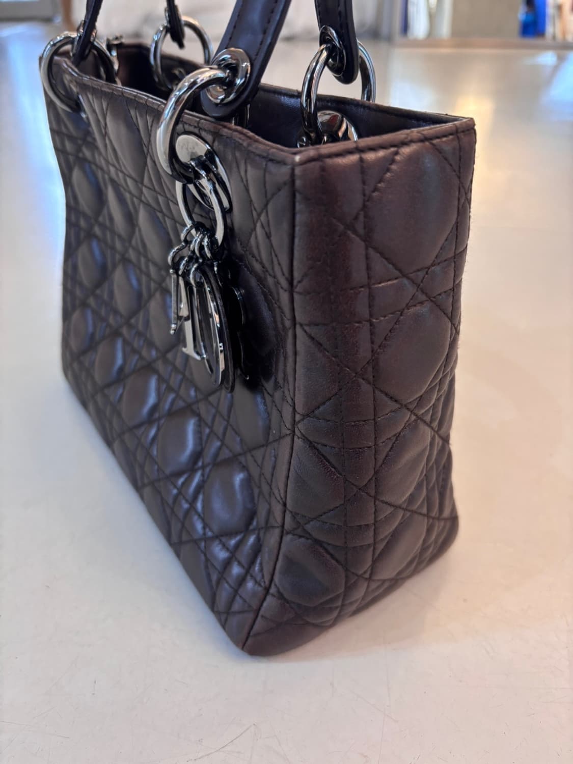 Vintage Christian Dior Leather Bag 상품이미지7