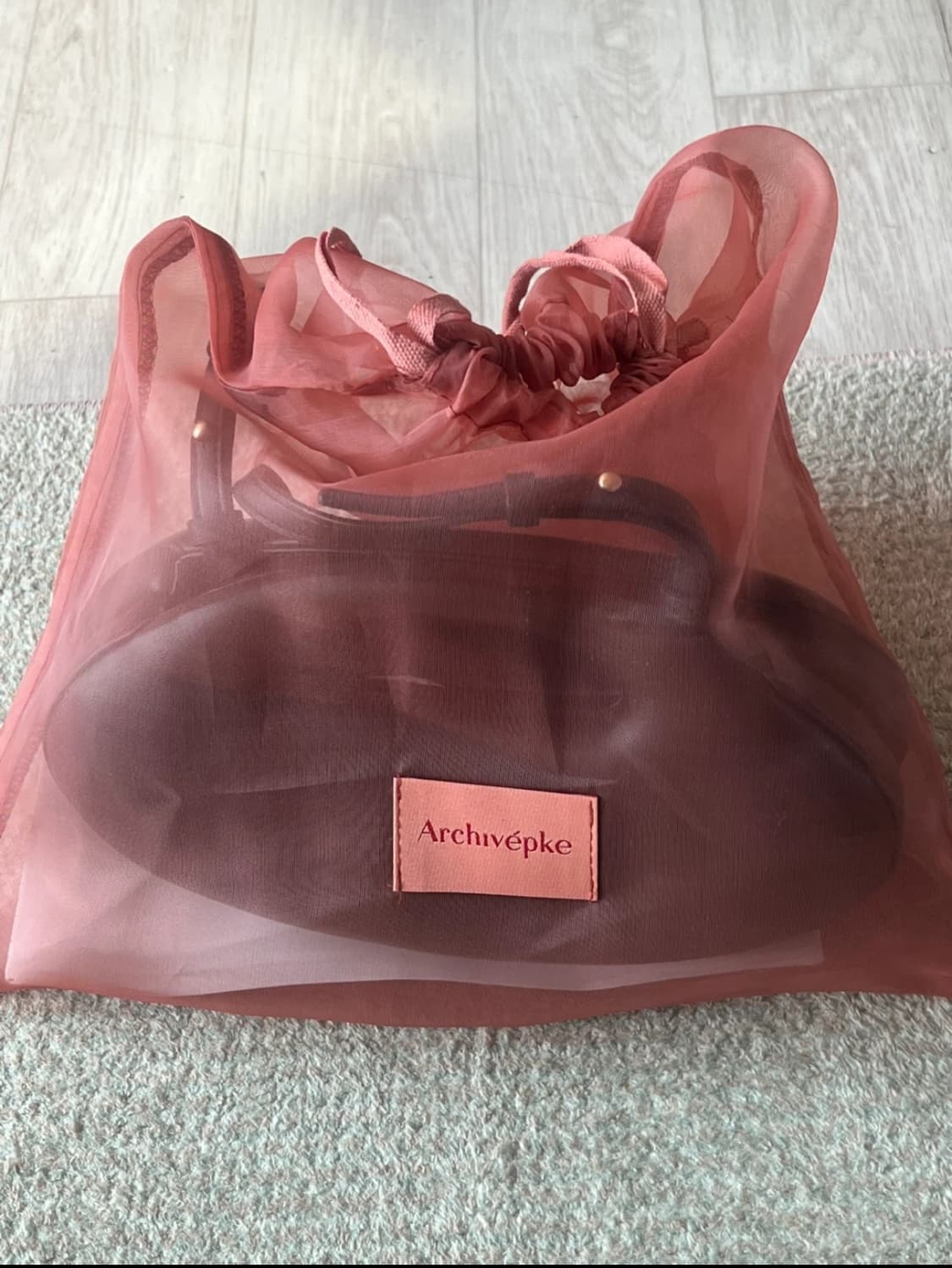 아카이브앱크 하프 베이글 백 블랙  상품이미지2