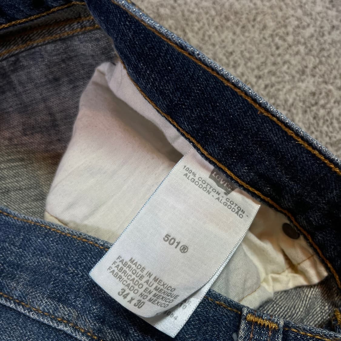 USA 리바이스 501 데님팬츠 상품이미지6