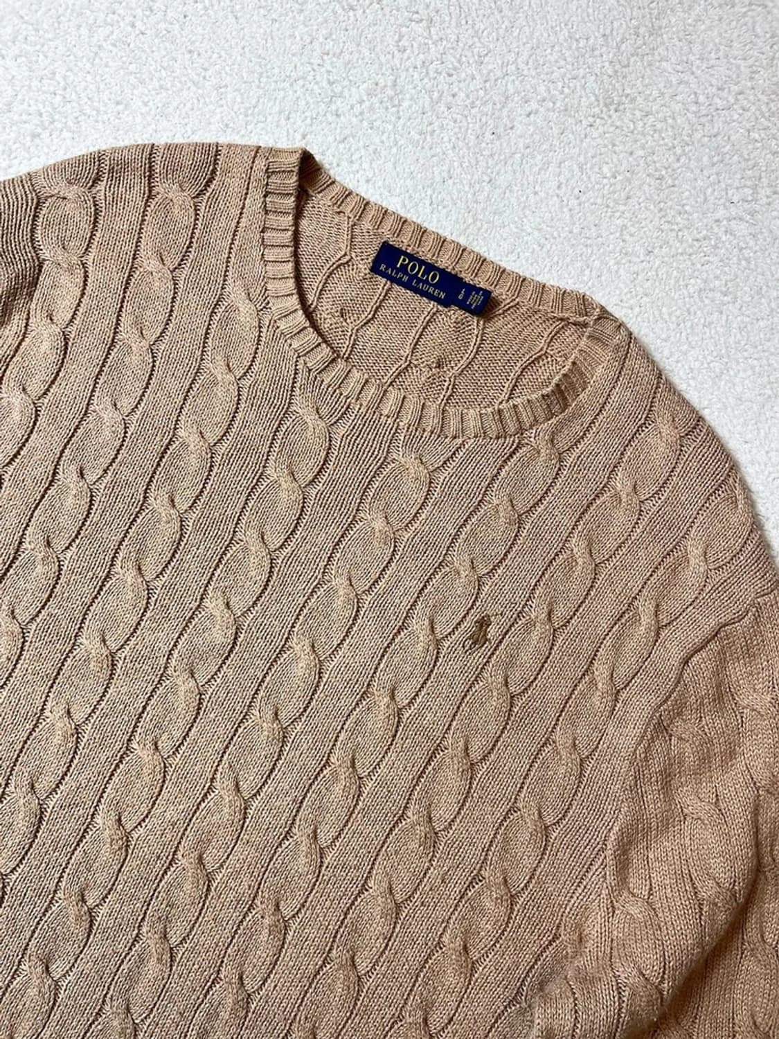 폴로 랄프로렌 10's 코튼 꽈배기 니트 PN7095 상품이미지2